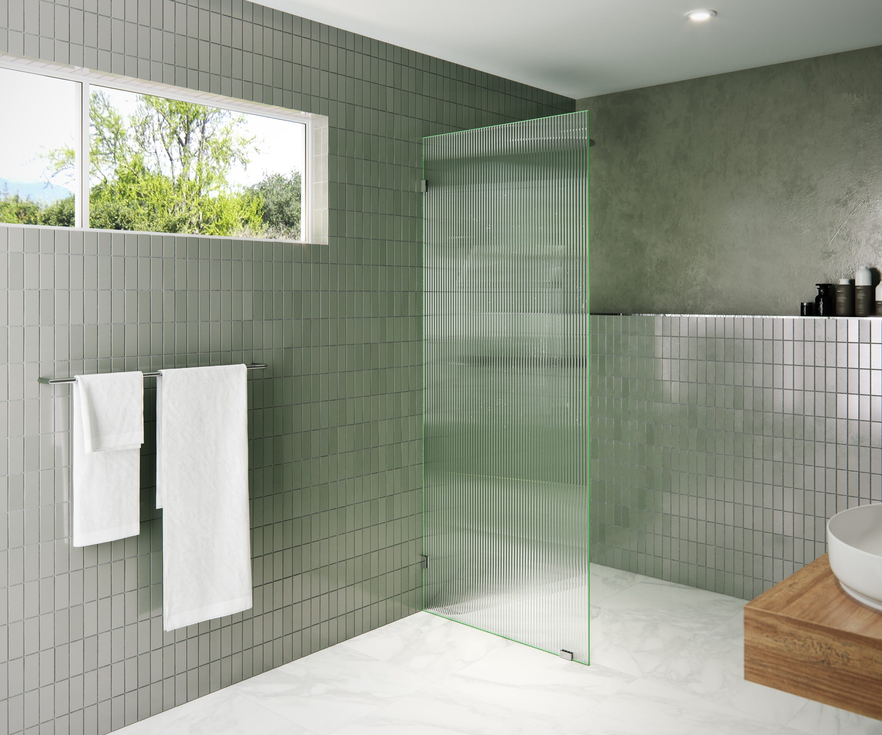 Glass Warehouse GW-FL-30-CH Shower-Doors - View #2