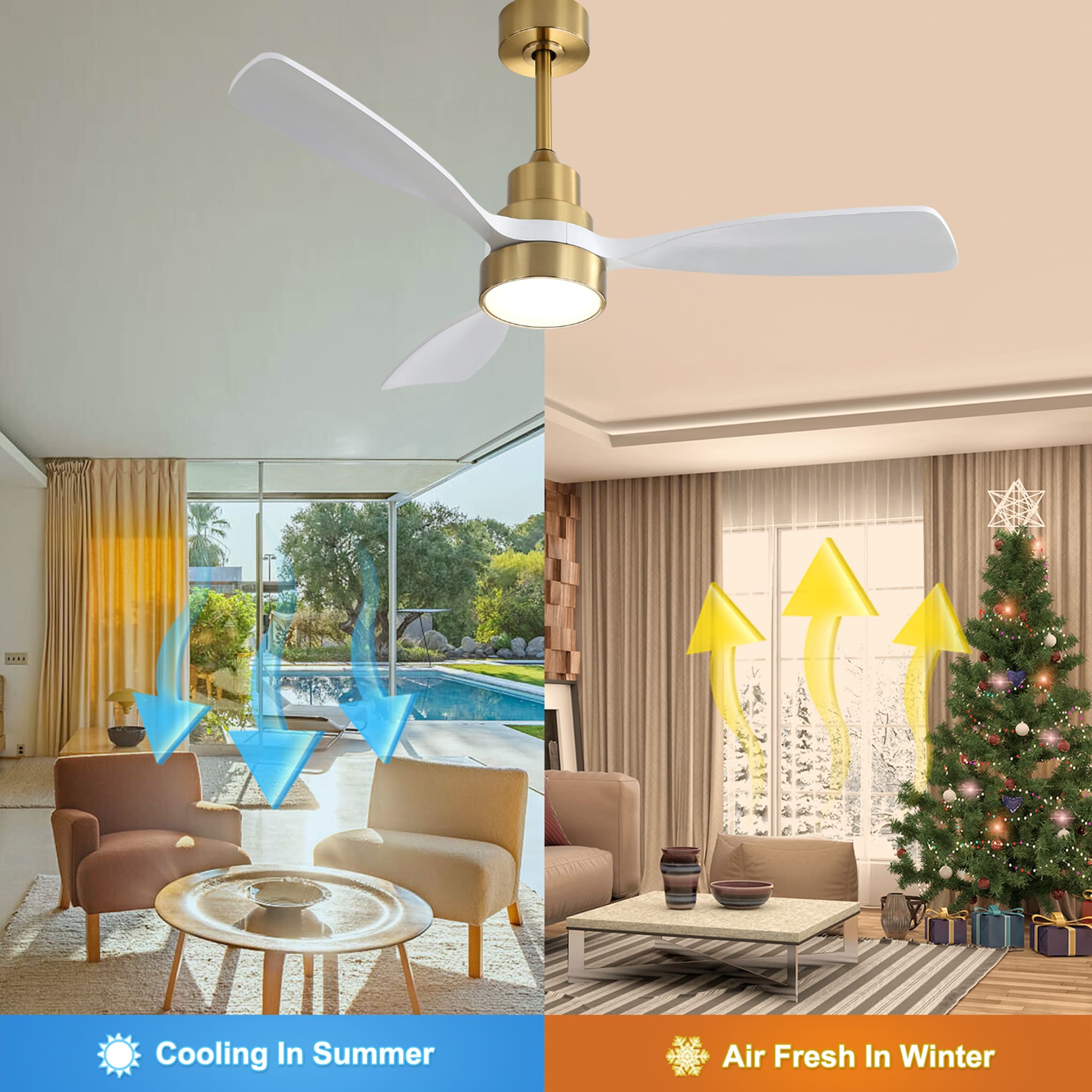 Bybafun YD1300057 Ceiling-Fans - View #3