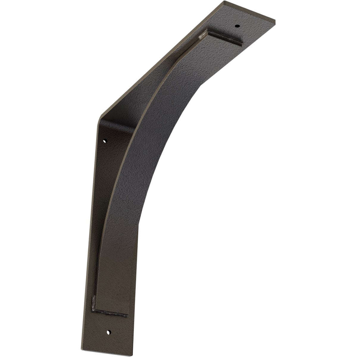 Ekena Millwork BKTM03X14X14MOHDB Morris Morris 14-in x 3-in x 14-in Bronze Steel Mounting bracket