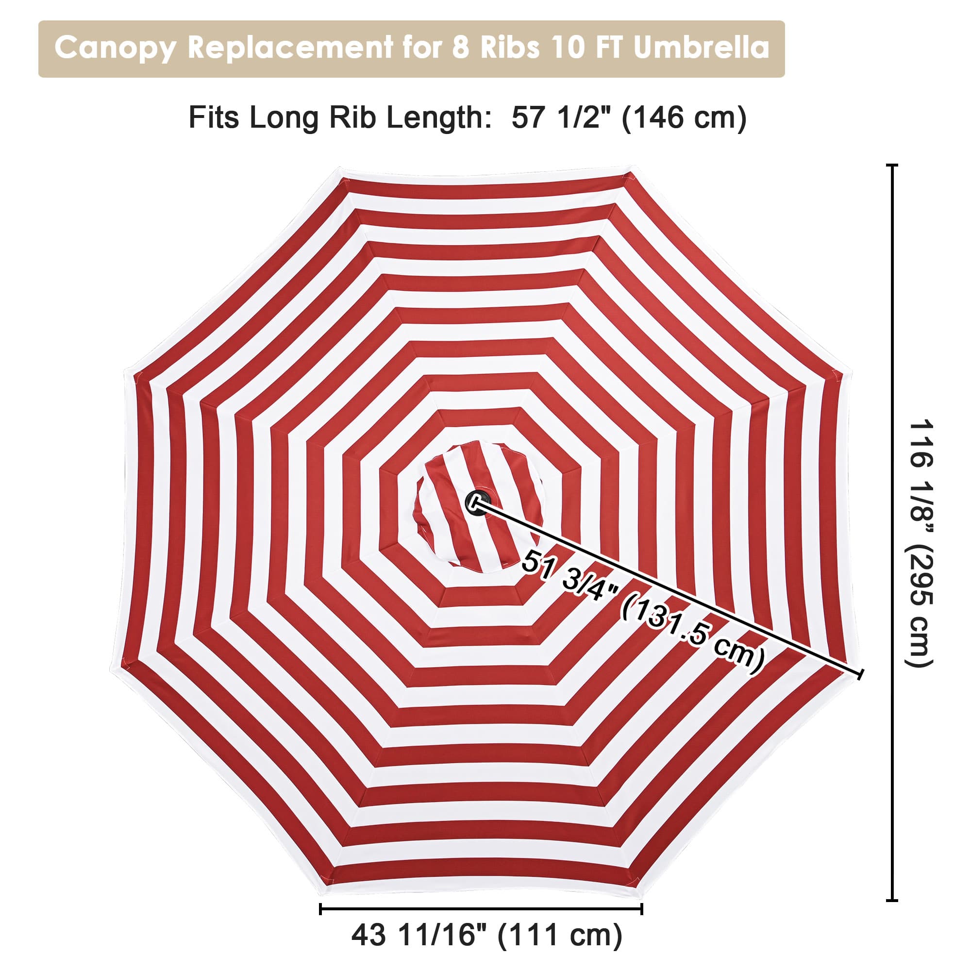 Yescom 07UMC001-10F-0207-LO Umbrellas-3 - View #3