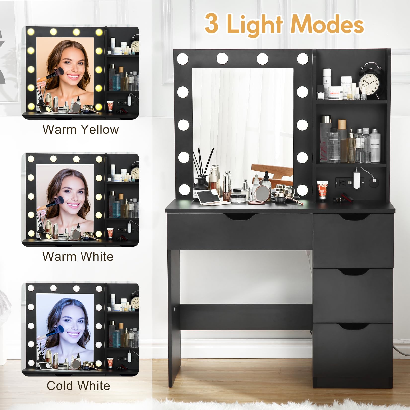 Garvee HHZ-PHO-0Y7TC5V8 Bedroom-Vanities - View #3