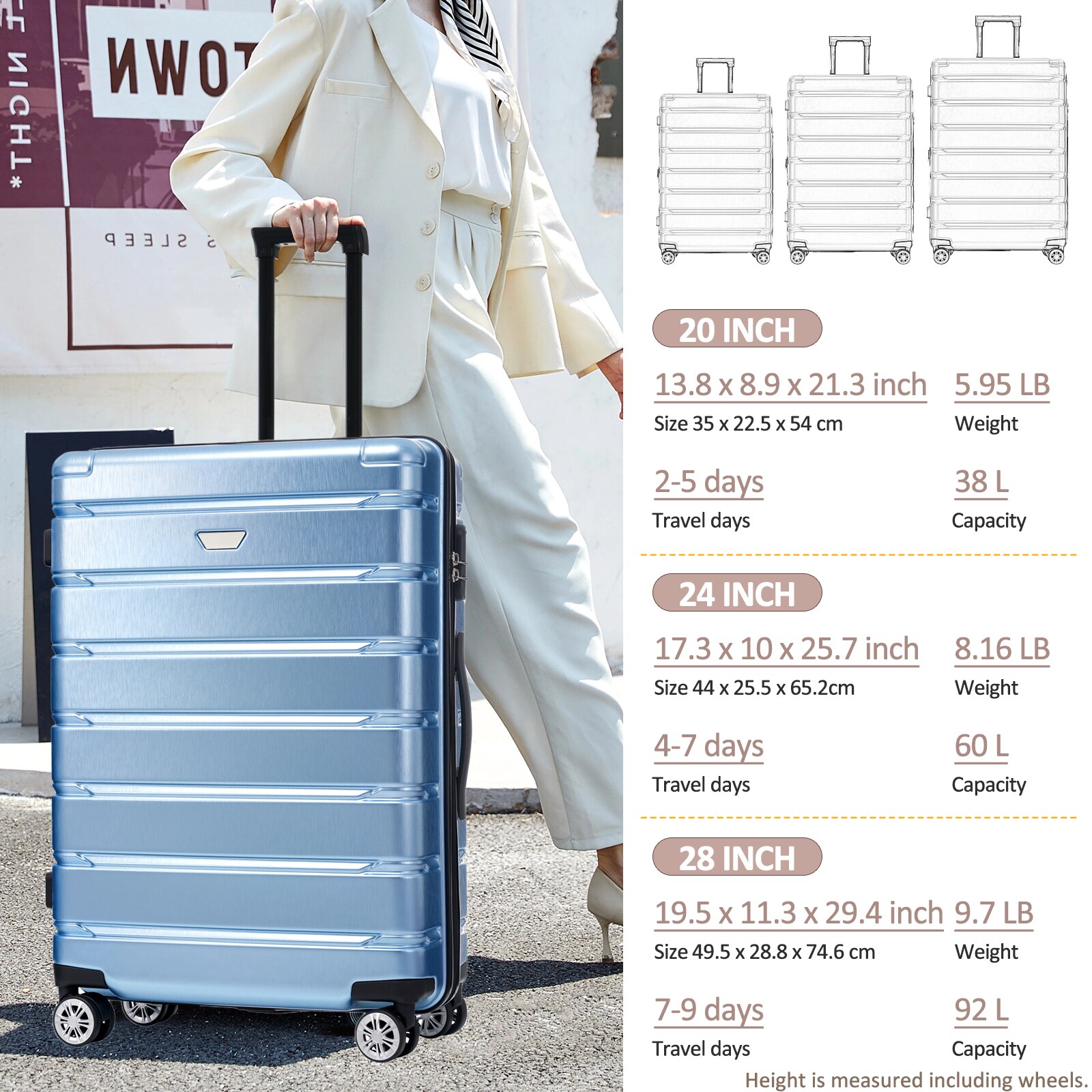 LOVMOR SF-H-N730P245304C Luggage-And-Luggage-Sets - View #4