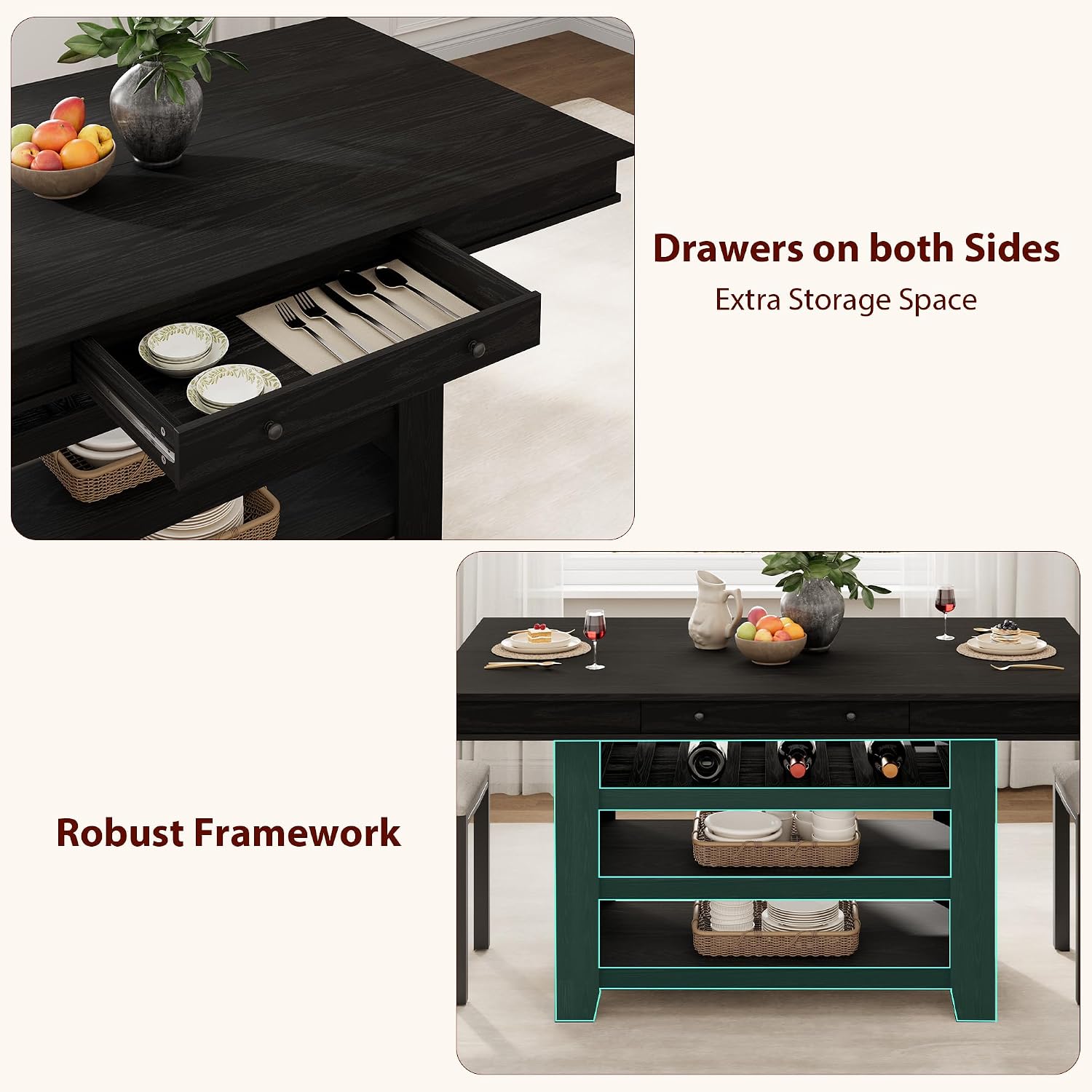 IdealHouse BKU-DMAC-ISWIML9Z Dining-Tables - View #6