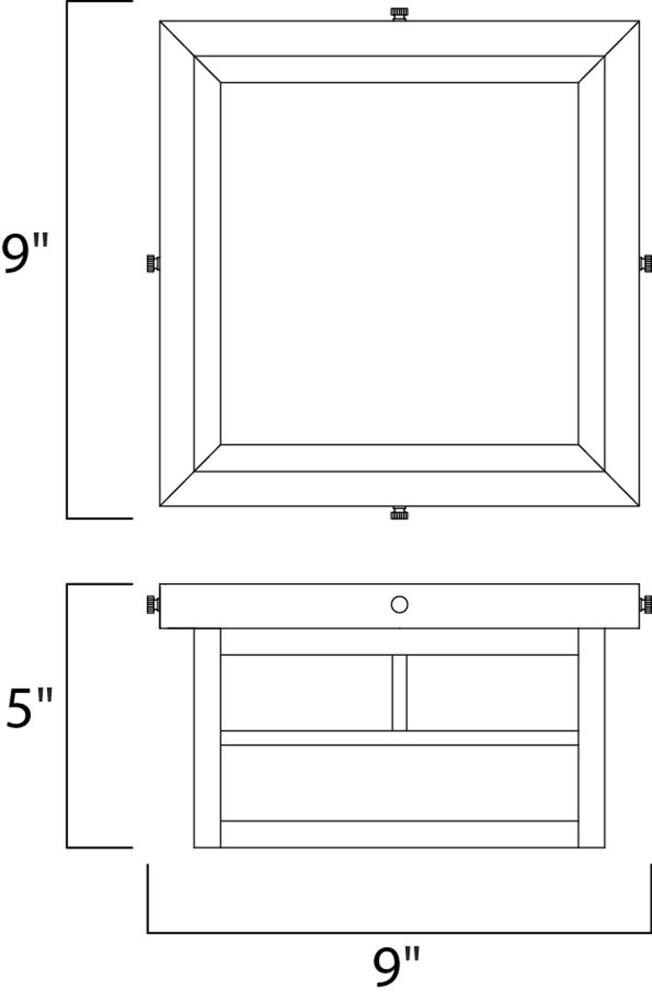 Maxim Lighting 4059WTBK flushmounts - View #2