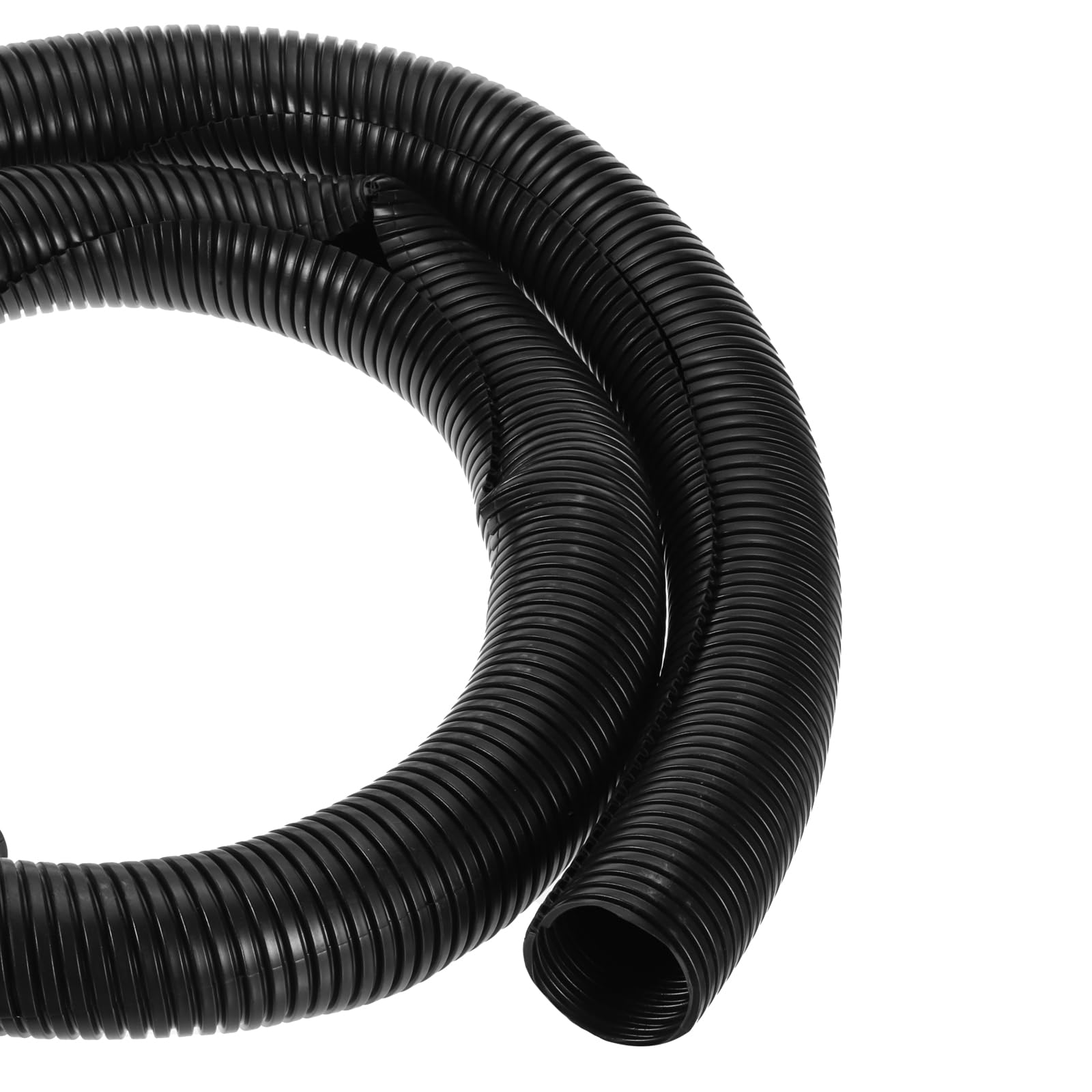 KHKFY 6.6ft Wire Loom Split Tubing 2 Inch ID Cord Protectors Flexible Conduit Cable Management for Office Home Garden Black #LKH0817H393