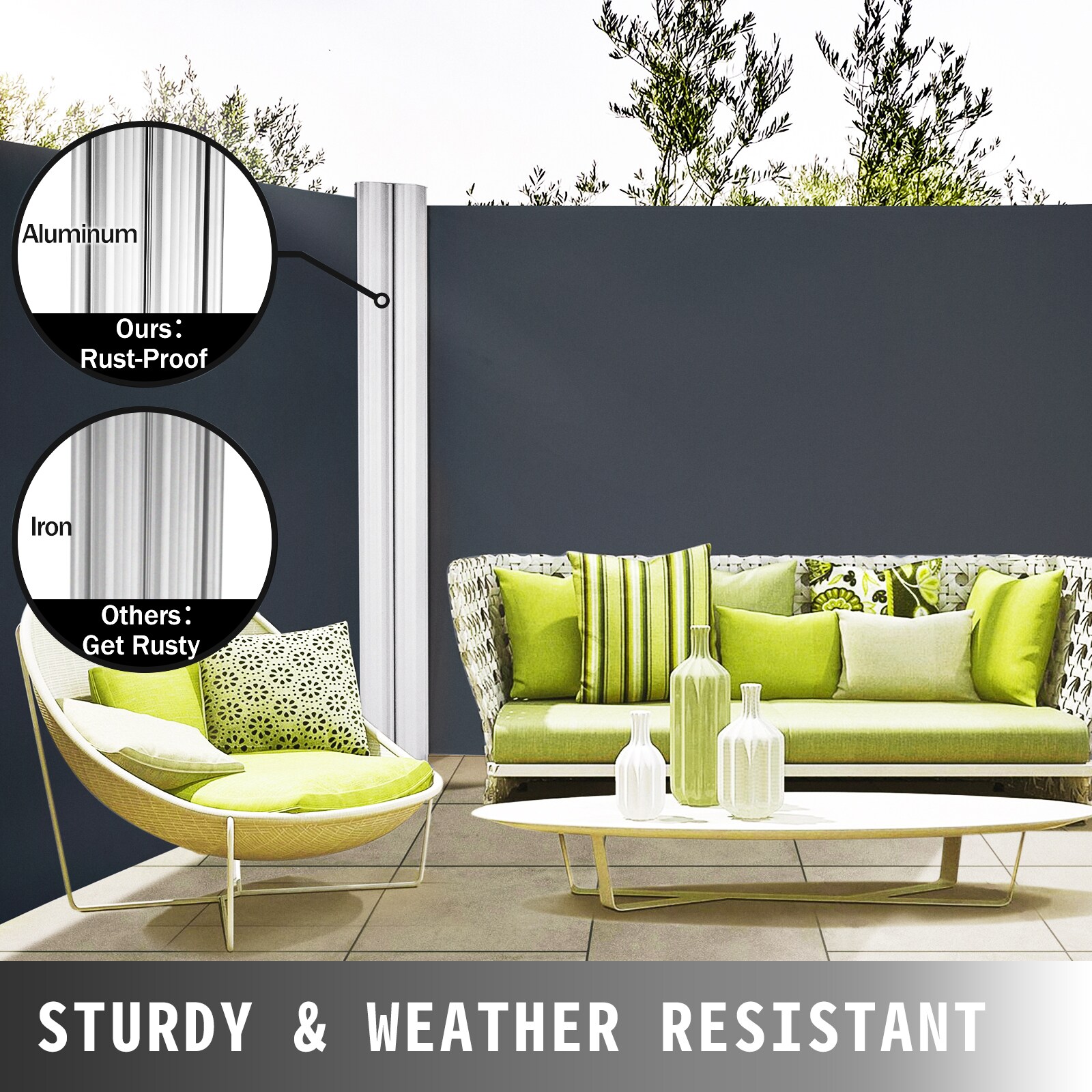 VEVOR ZYPF180X600CMBK01V0 awnings - View #5