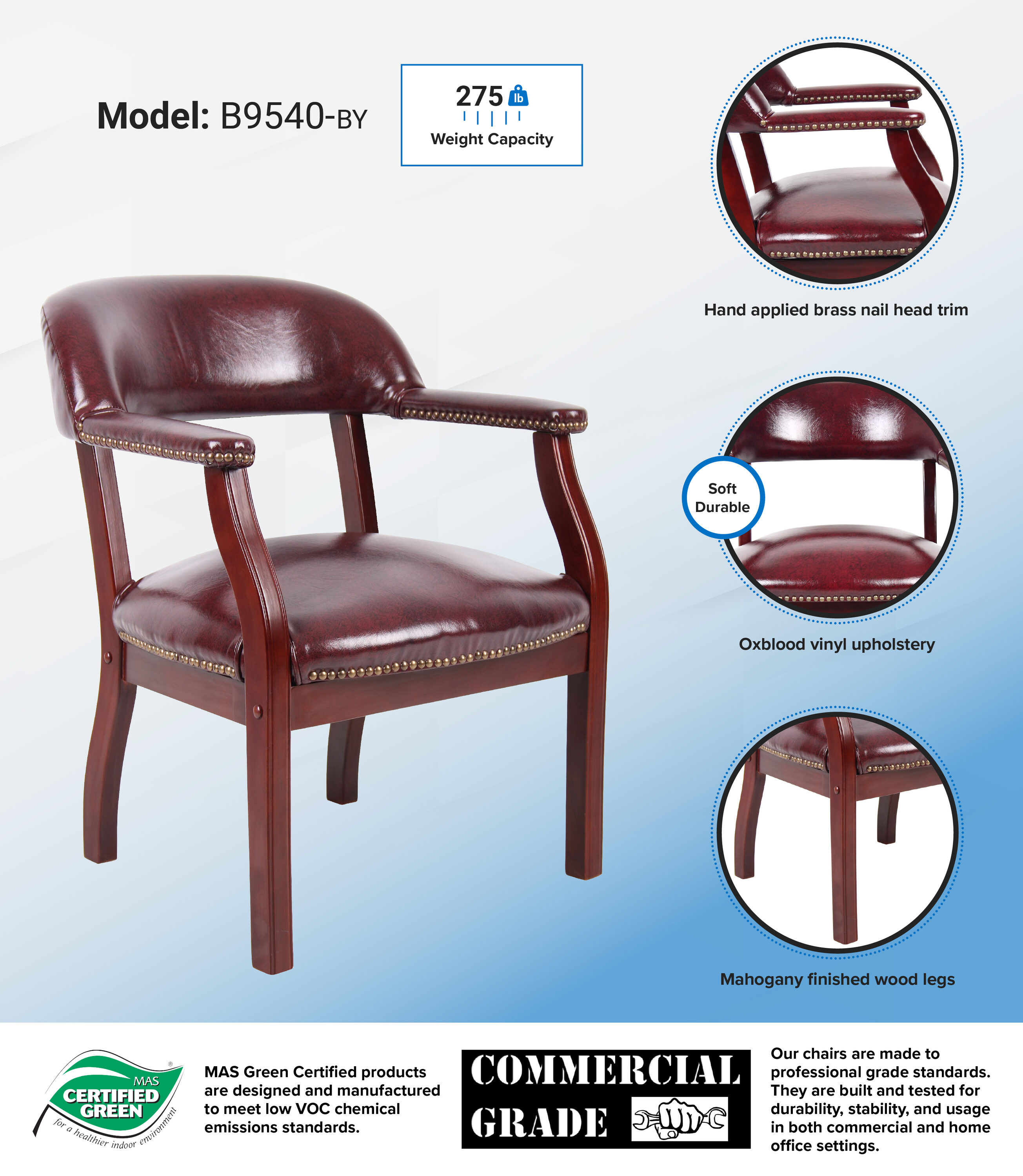 Boss Office Products B9540-BY Office-Chairs - View #5