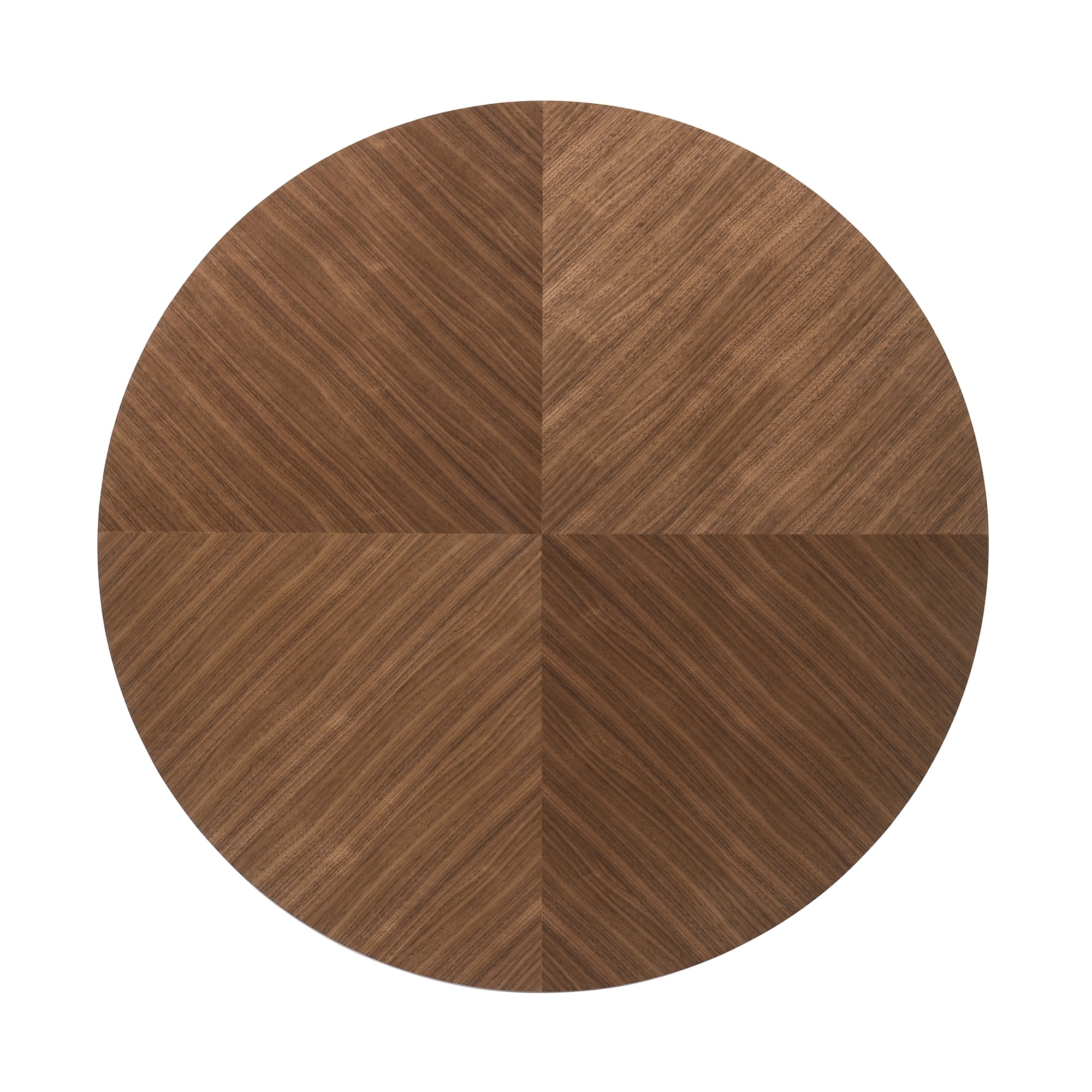 Armen Living Cosmo Modern Wood and Metal Coffee Table in Walnut/Black