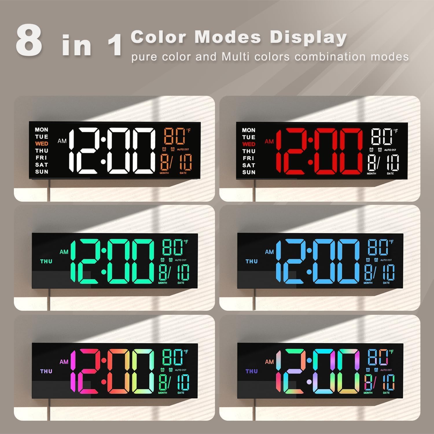 JALL PH11-BLUE Indoor-Outdoor-Clocks - View #3