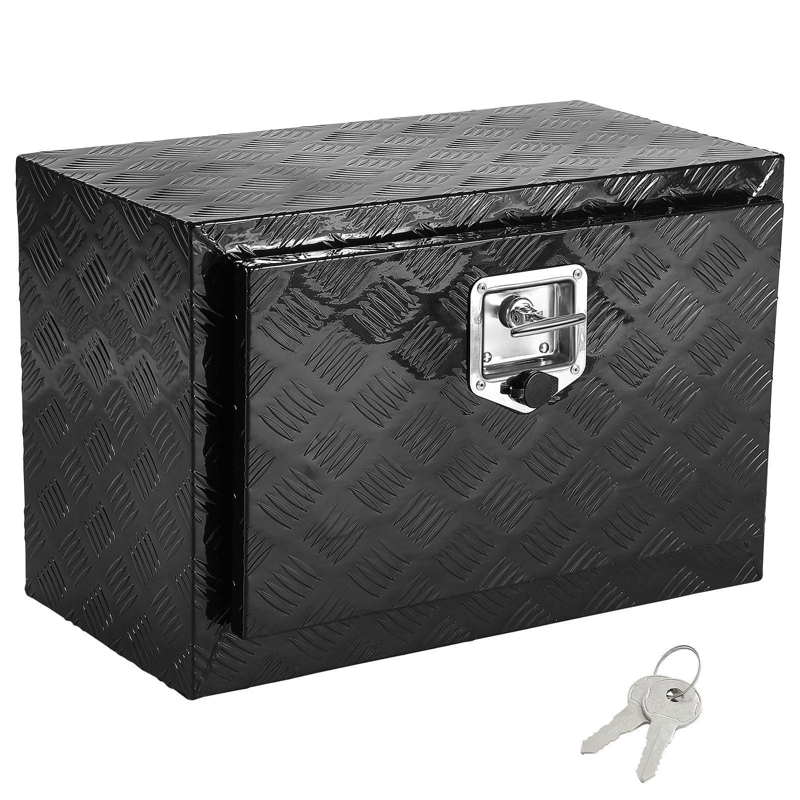 SUGIFT - Underbody Tool Box 24 x 12 x 14 Aluminum Diamond Plate