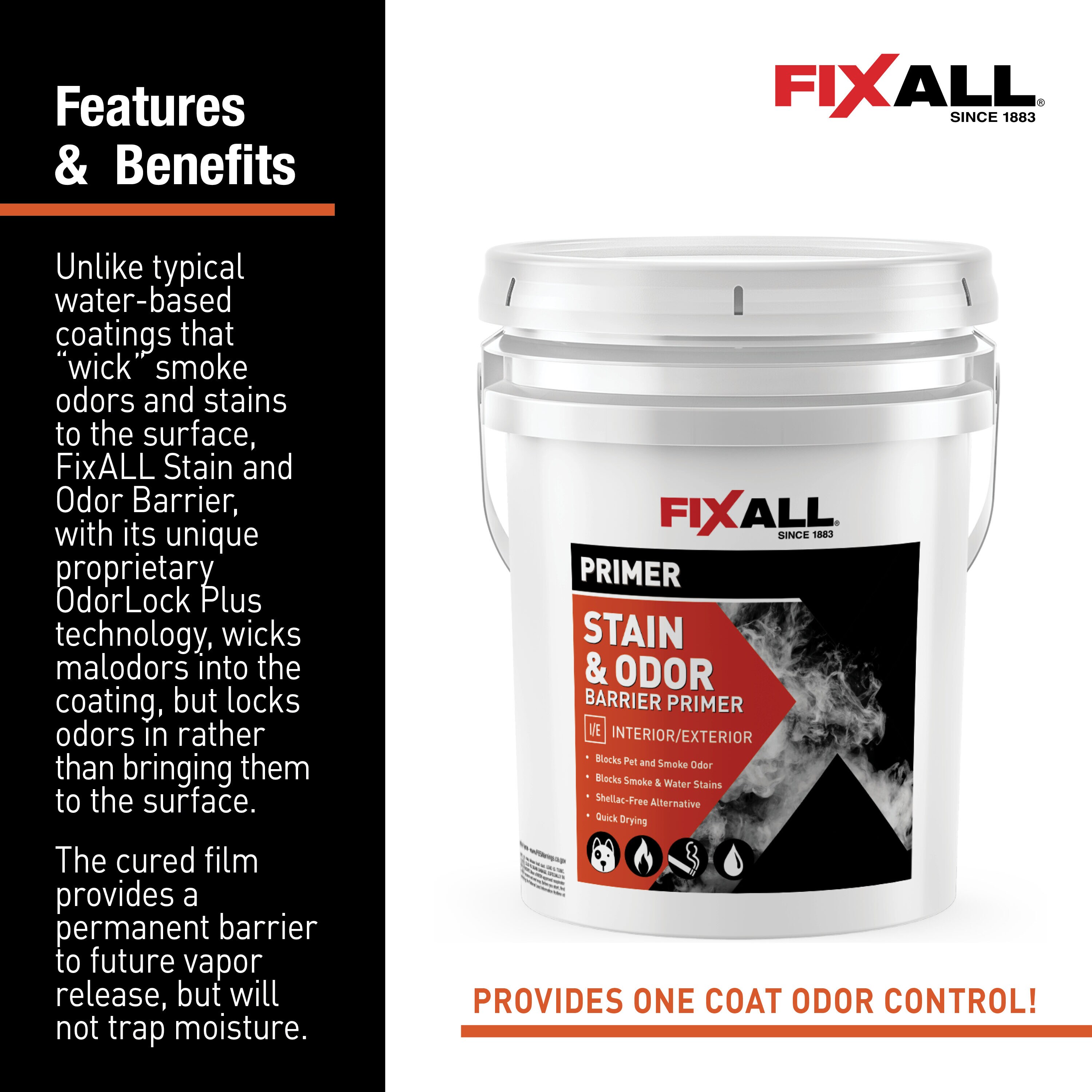 FixAll White Flat Interior/Exterior Porch and Floor Paint (5-Gallon) in the  Porch & Floor Paint department at