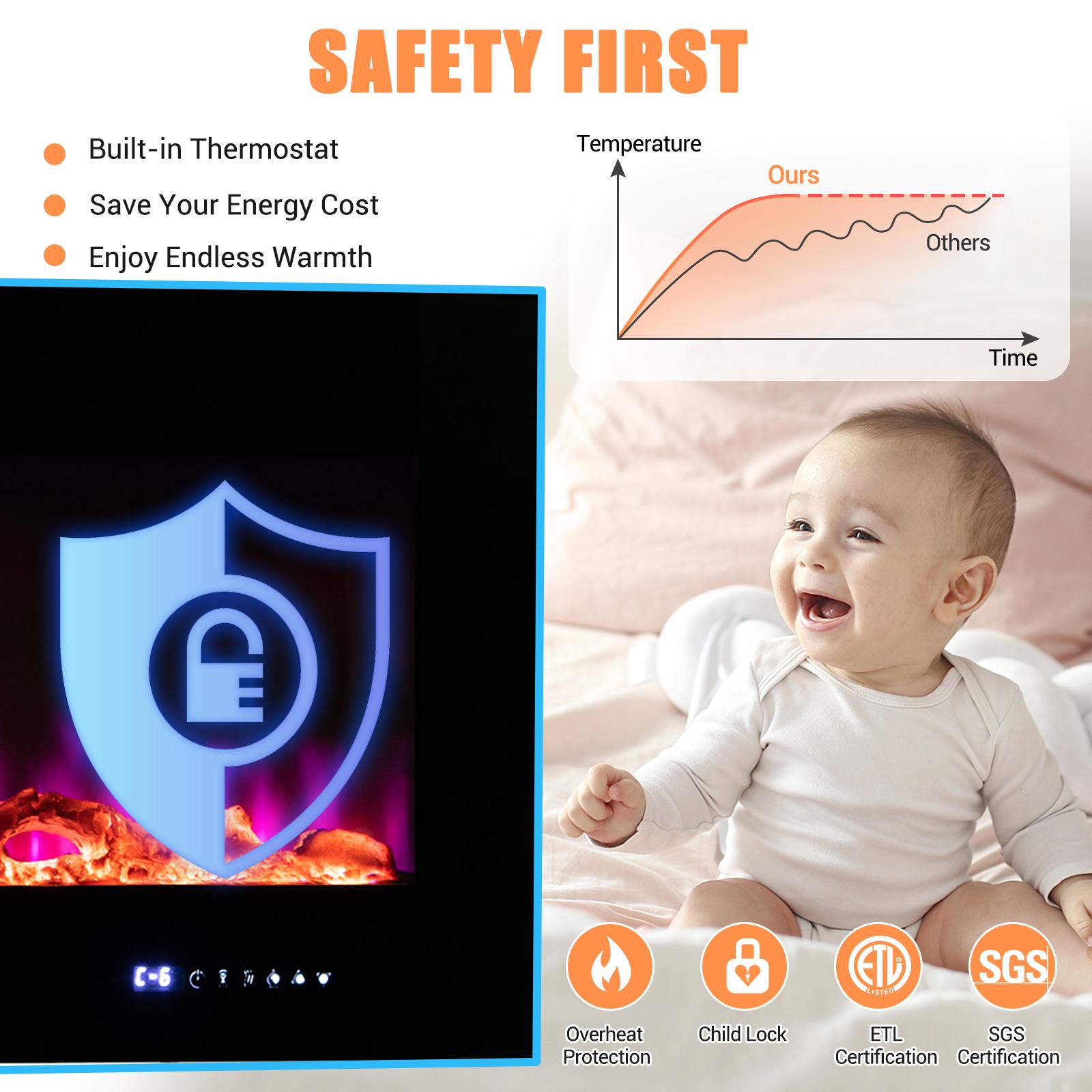 BABOOM BOM-132-DK-CO Electric-Fireplaces - View #11