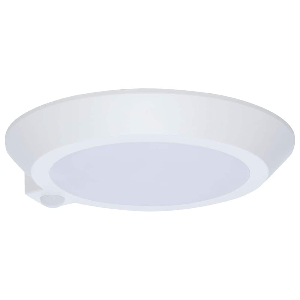  62/1821R1 10 Inch Wide LED Flush Mount Bowl Ceiling Fixture with Occupancy Sensor
