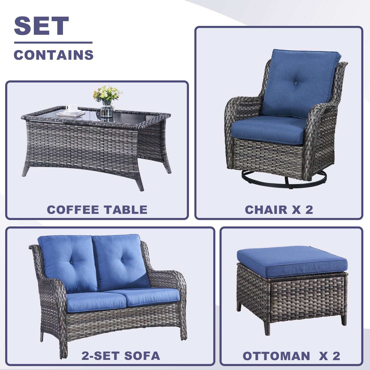 Rilyson FS039019024016-1 Patio-Conversation-Sets - View #3