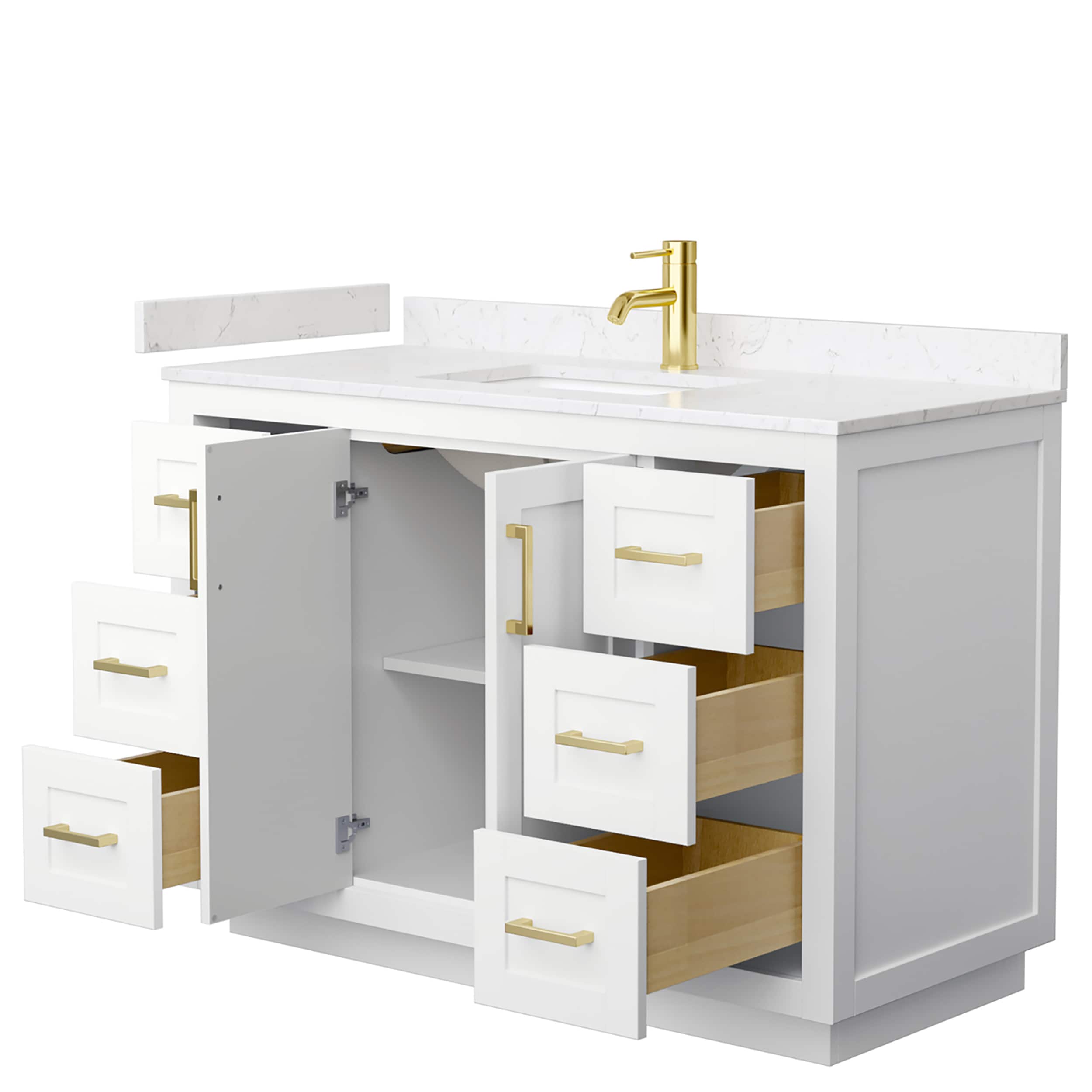 Wyndham Collection WCF292948SWGC2UNSMXX Bath-Vanity-Combo - View #3