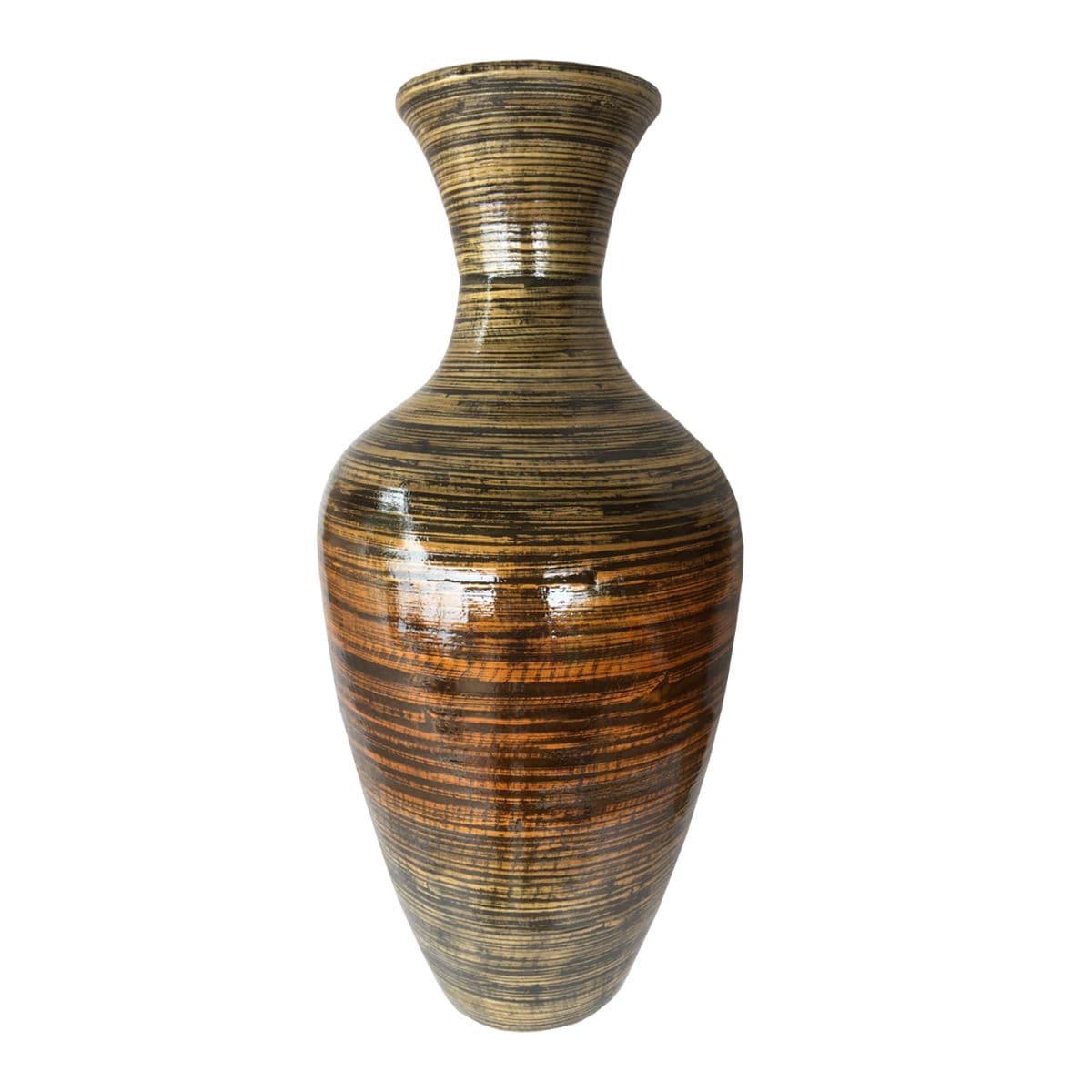 HomeRoots 294827 Gold Vase