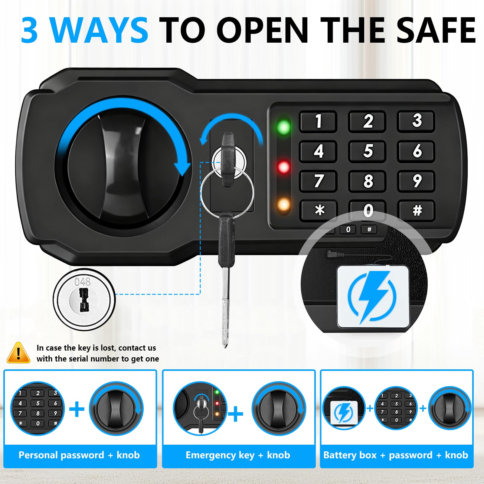 ITOPFOX LIT0812I218 Chest-Safes - View #6
