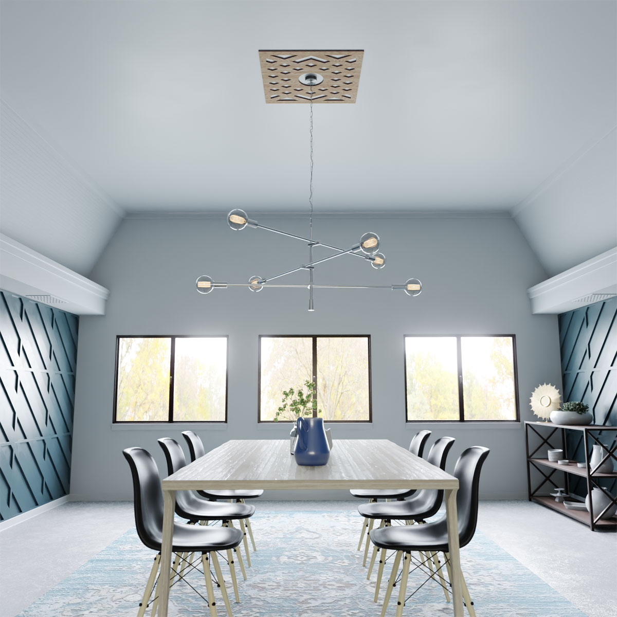 Ekena Millwork CMWP40X40X0250CHRO Ceiling-Medallions - View #8