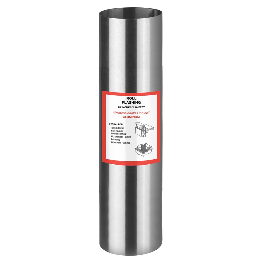 Gibraltar Building Products RV2010A 20.0-in x 10.0-ft Silver Aluminum Roll flashing