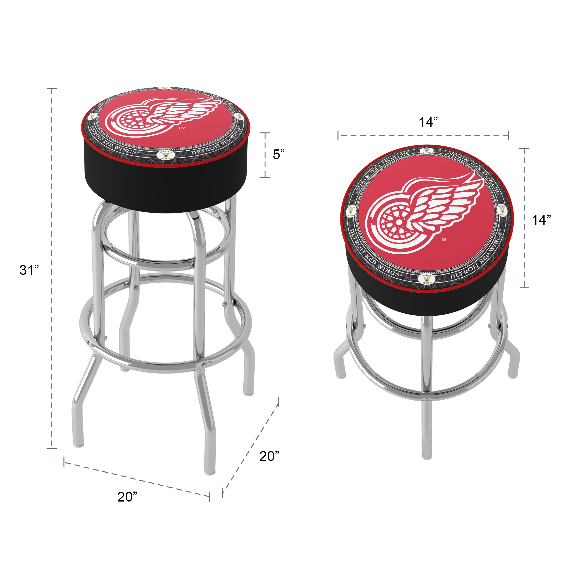 Trademark Gameroom NHL1000-DRV stools - View #5