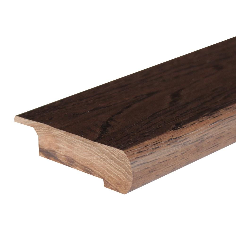 Flexco 1103292 Solid Wood Stair Nose 2.75-in x 78-in x 0.64-in Grimsley Prefinished Wood Hickory Overlap Stair Nosing