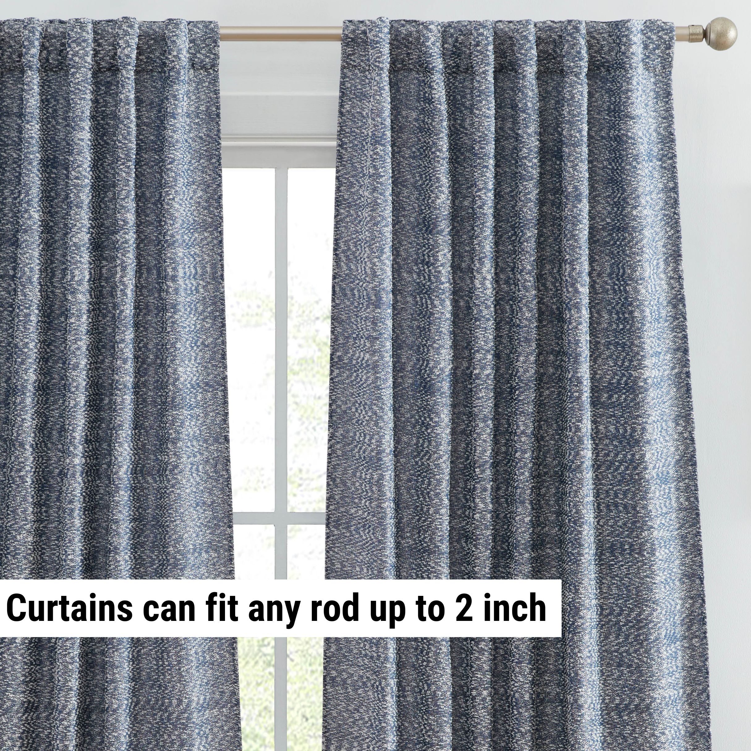 HLC.me ESTN-96-NVY curtains - View #2
