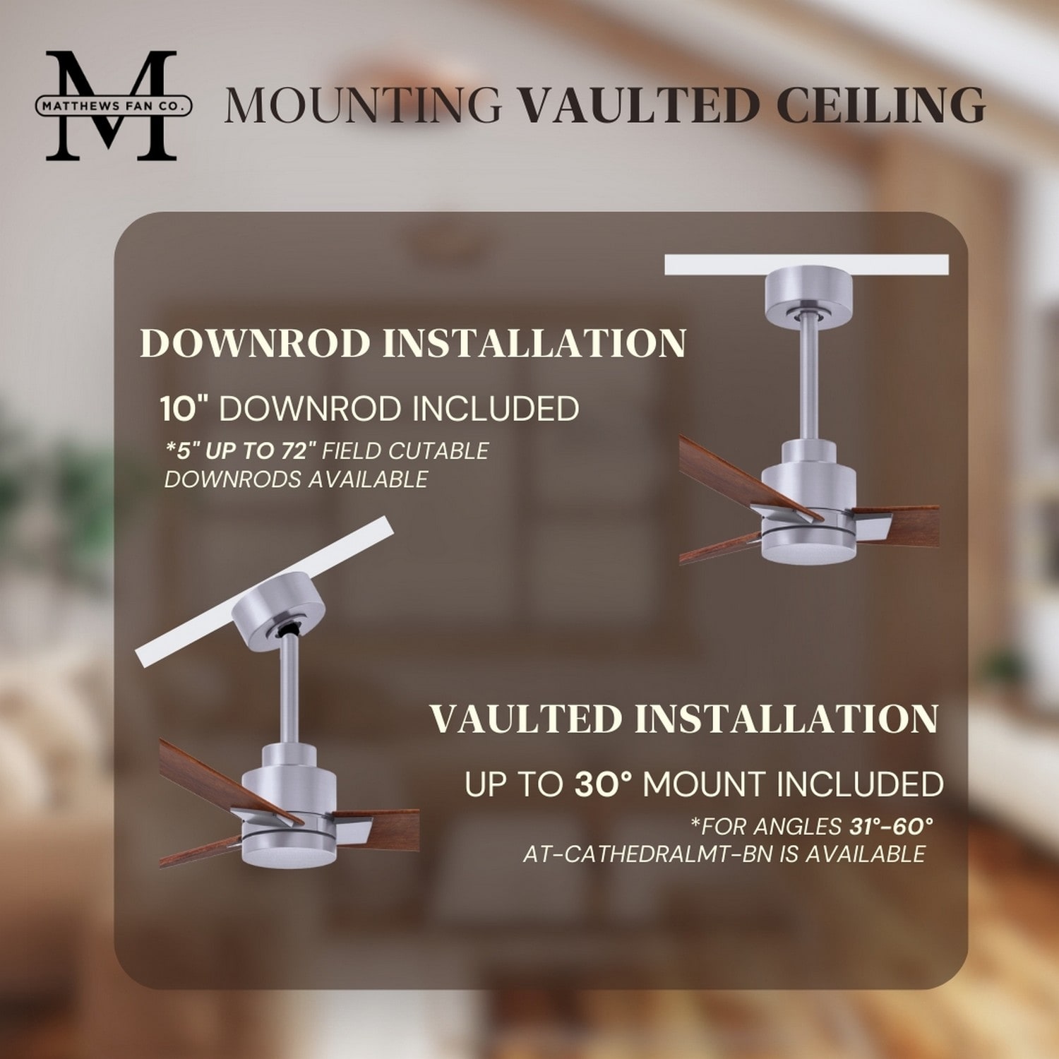 Matthews Fan Company AK-BN-WN-56 Ceiling-Fans - View #10