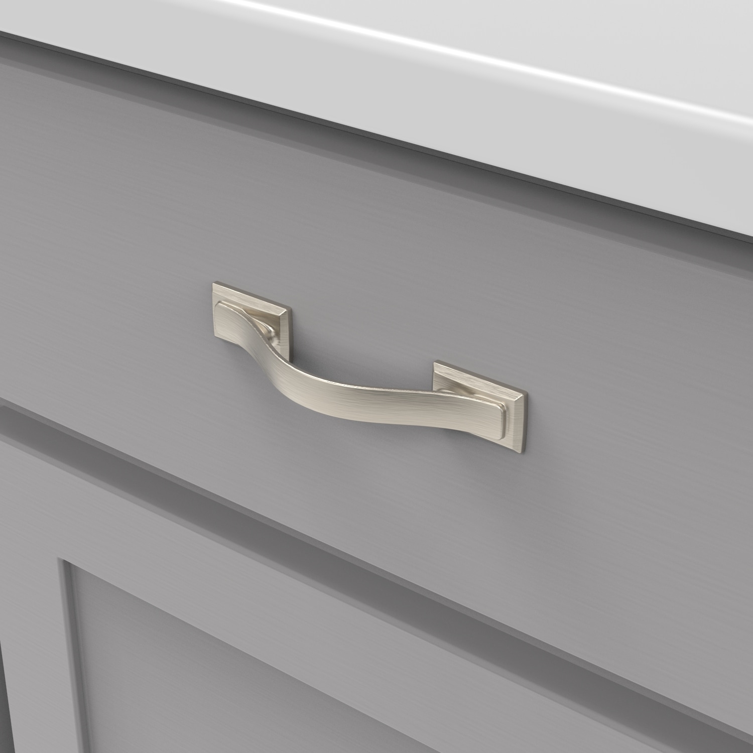 Hickory Hardware H078770SN-10B Cabinet-Pulls - View #3