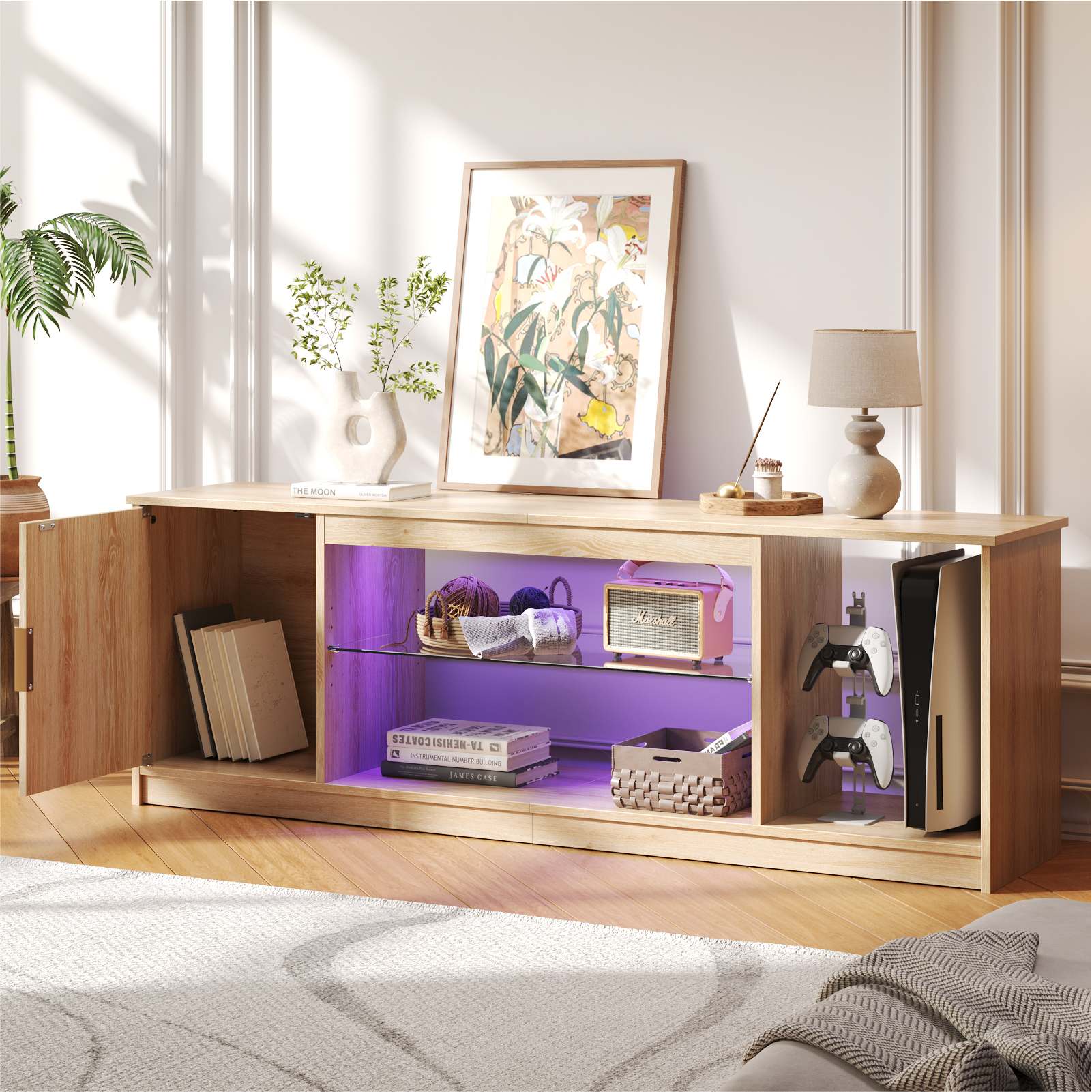 Bestier LOW-L101615C-LOG Tv-Stands - View #6