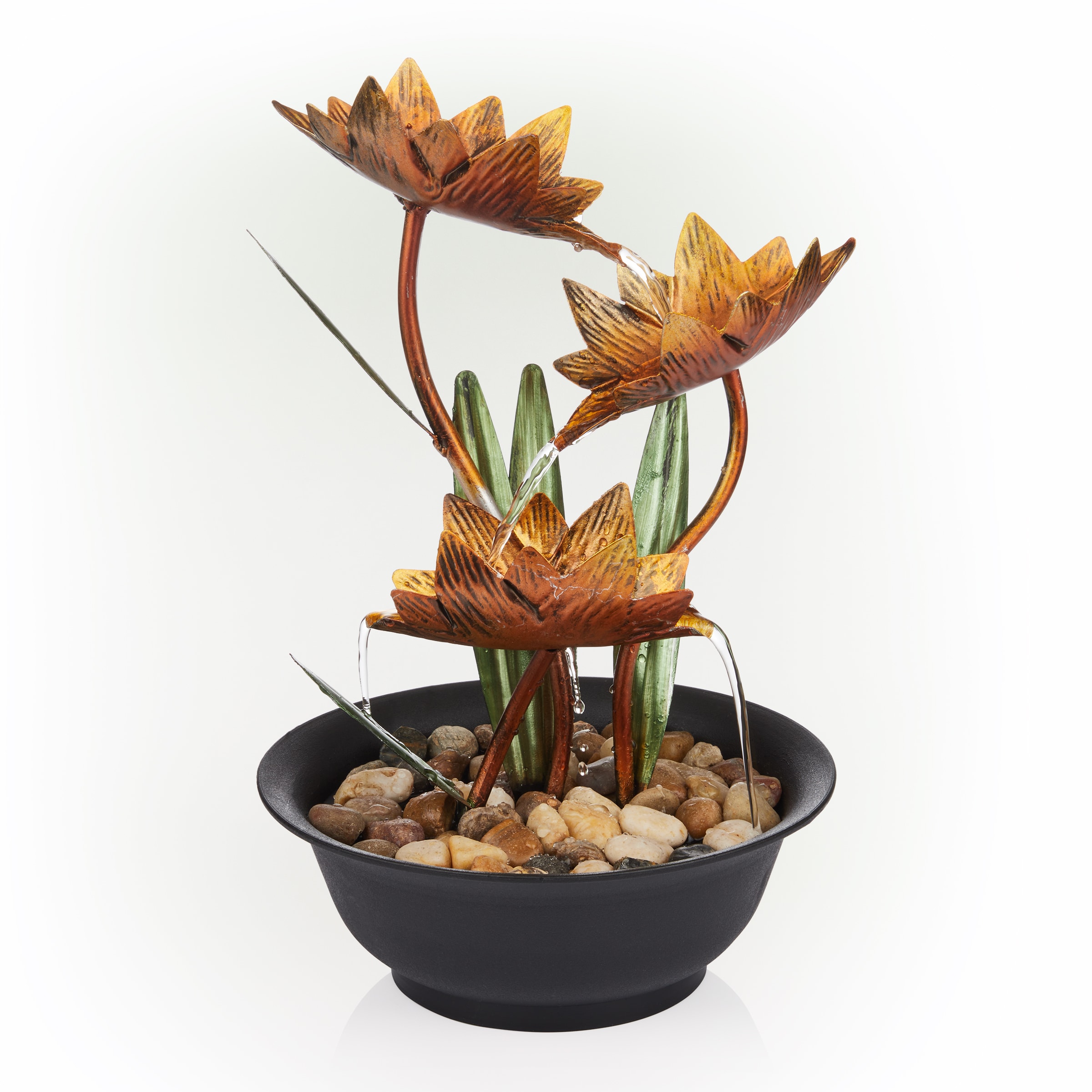 Alpine Corporation ZEN924 13-Inches Plastic Tabletop Indoor Fountain