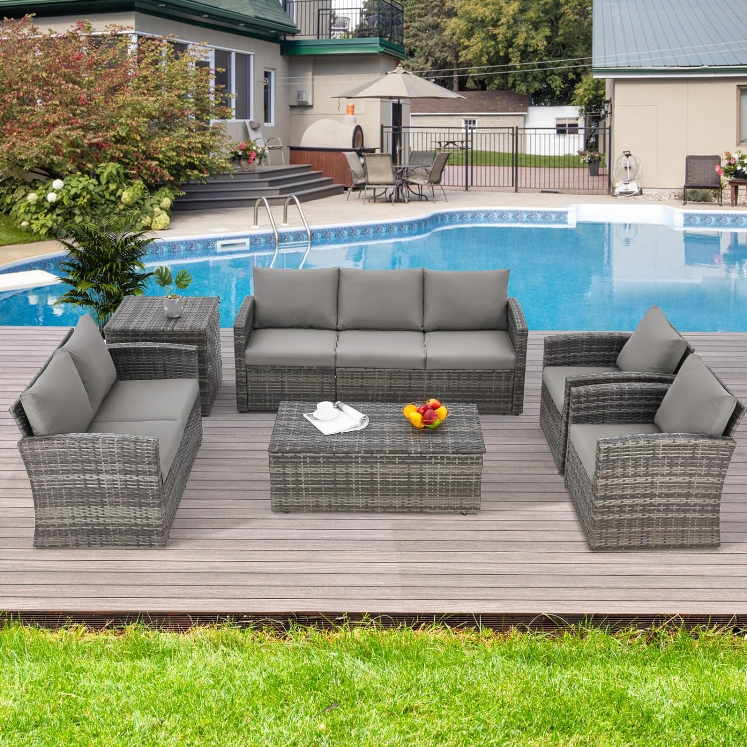 AECOJOY 16080GR-LS01 Patio-Sofas-Daybeds - View #5