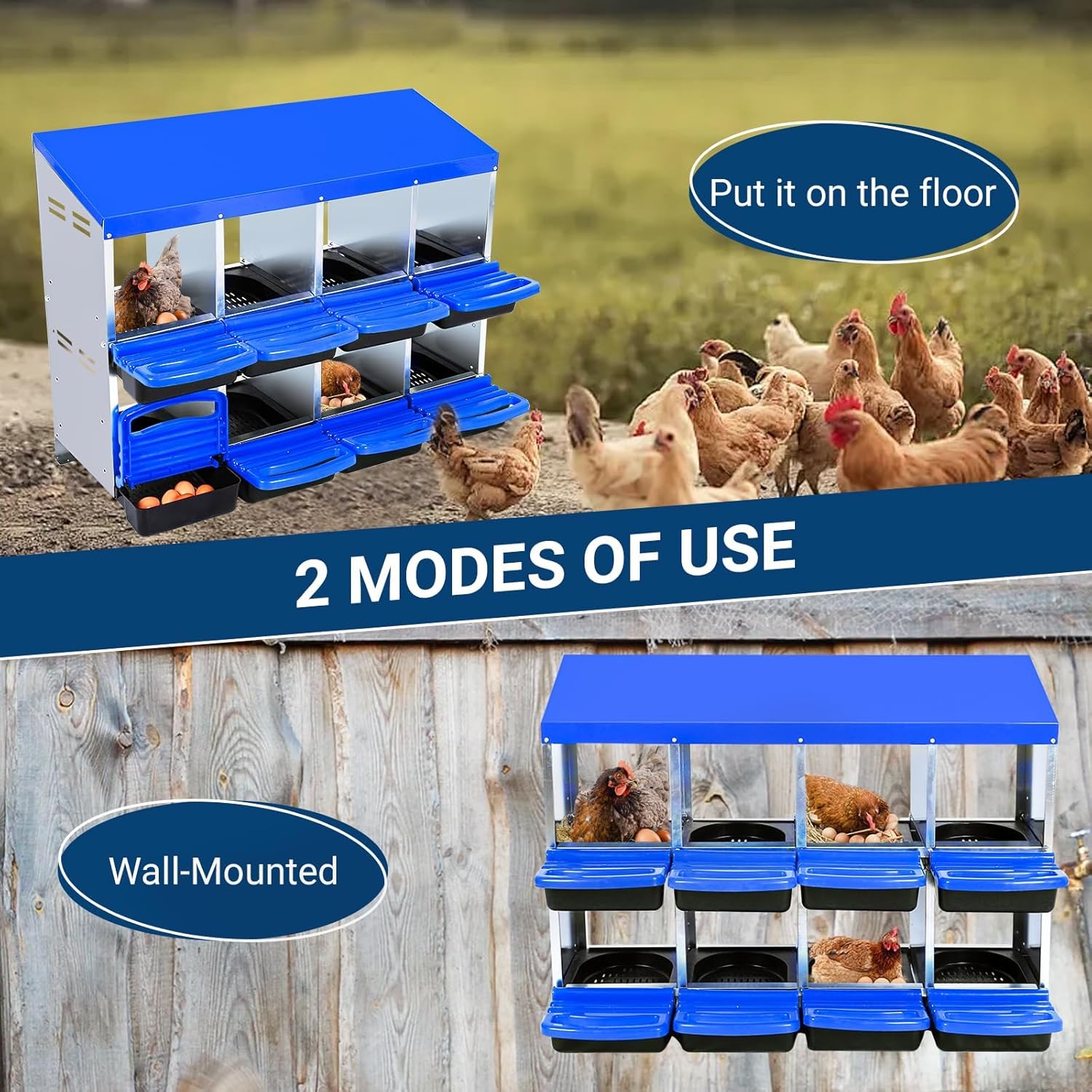 Qeetex GGL-PPG-33CX7N5Q Chicken-Coops-Rabbit-Hutches - View #4