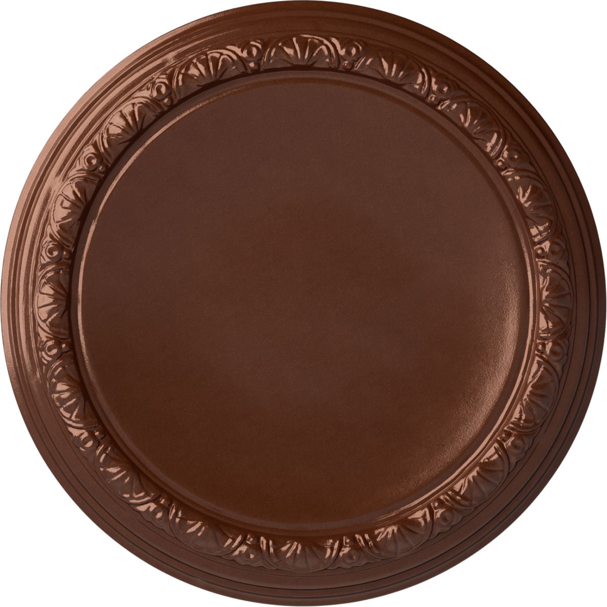 Ekena Millwork CM19CACPS Carlsbad 19.5-in W x 19.5-in L Painted Copper Penny Polyurethane Whole Ceiling Medallion