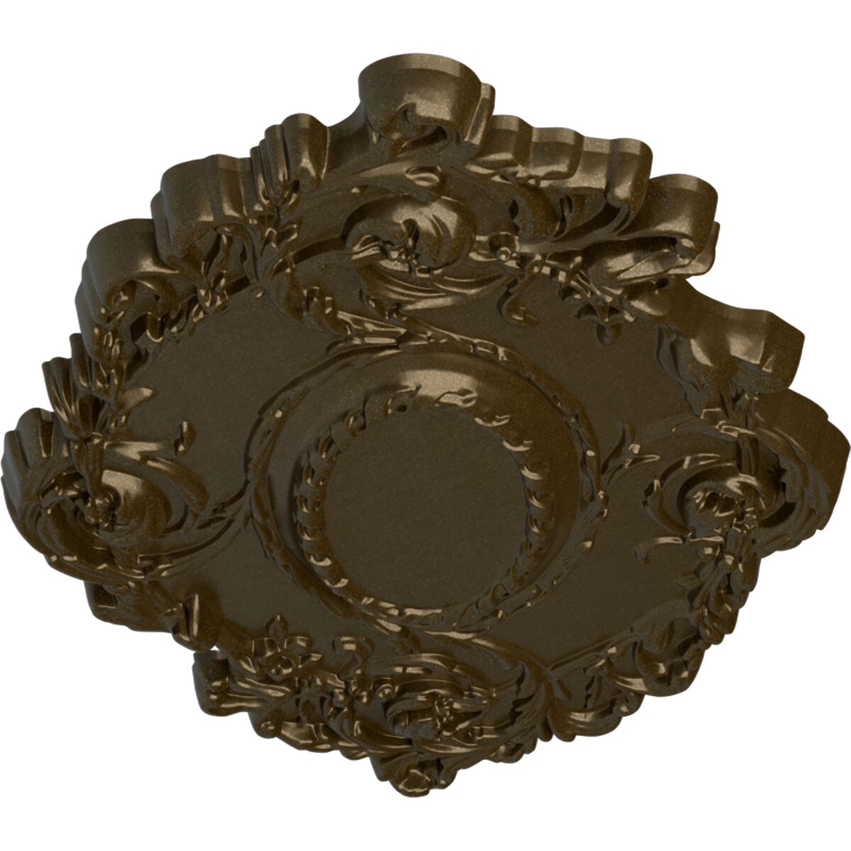 Ekena Millwork CM30KIBRS Ceiling-Medallions - View #2