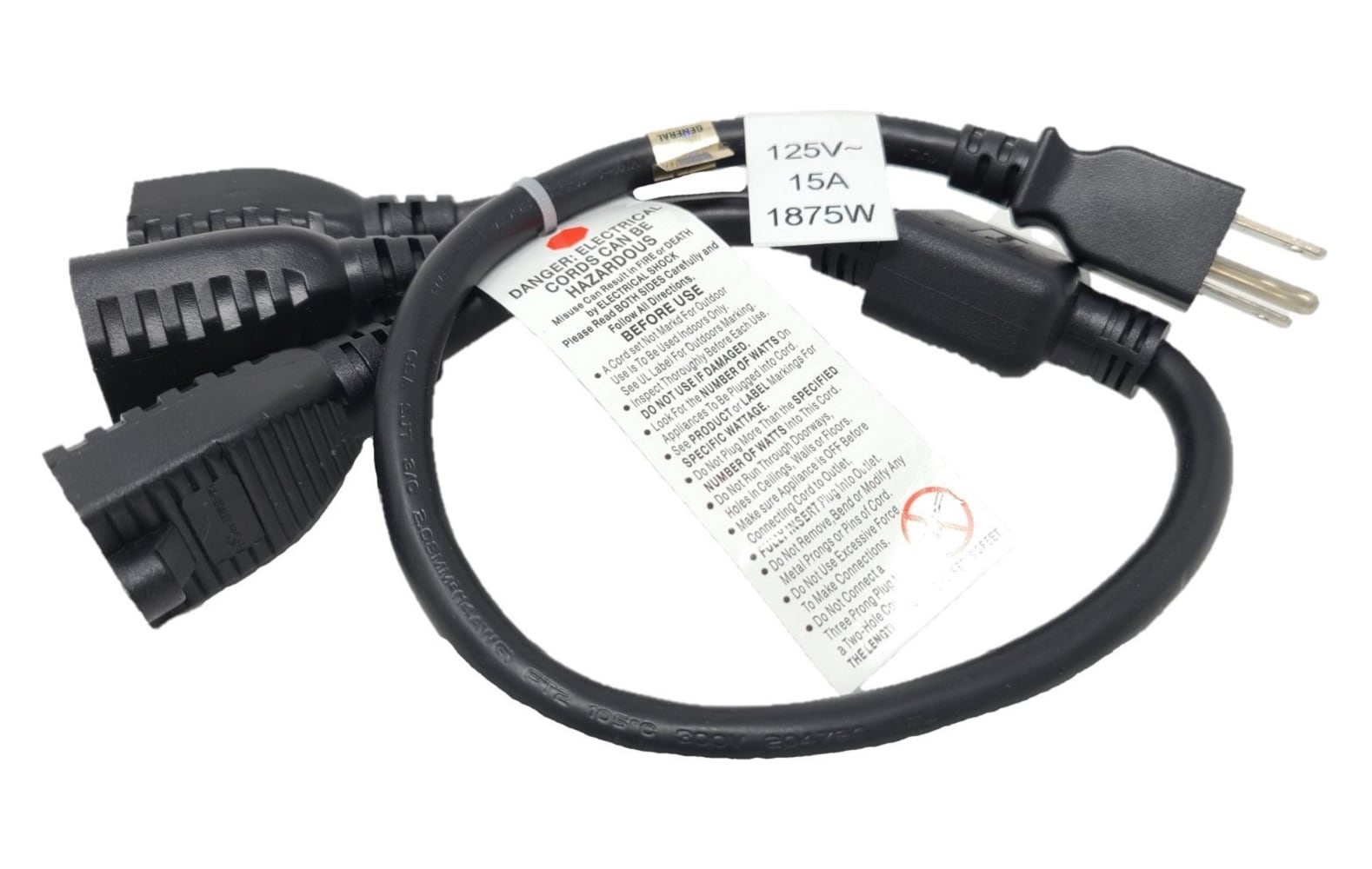 Micro Connectors M05-113YUL14-2P Power-Cord - View #3