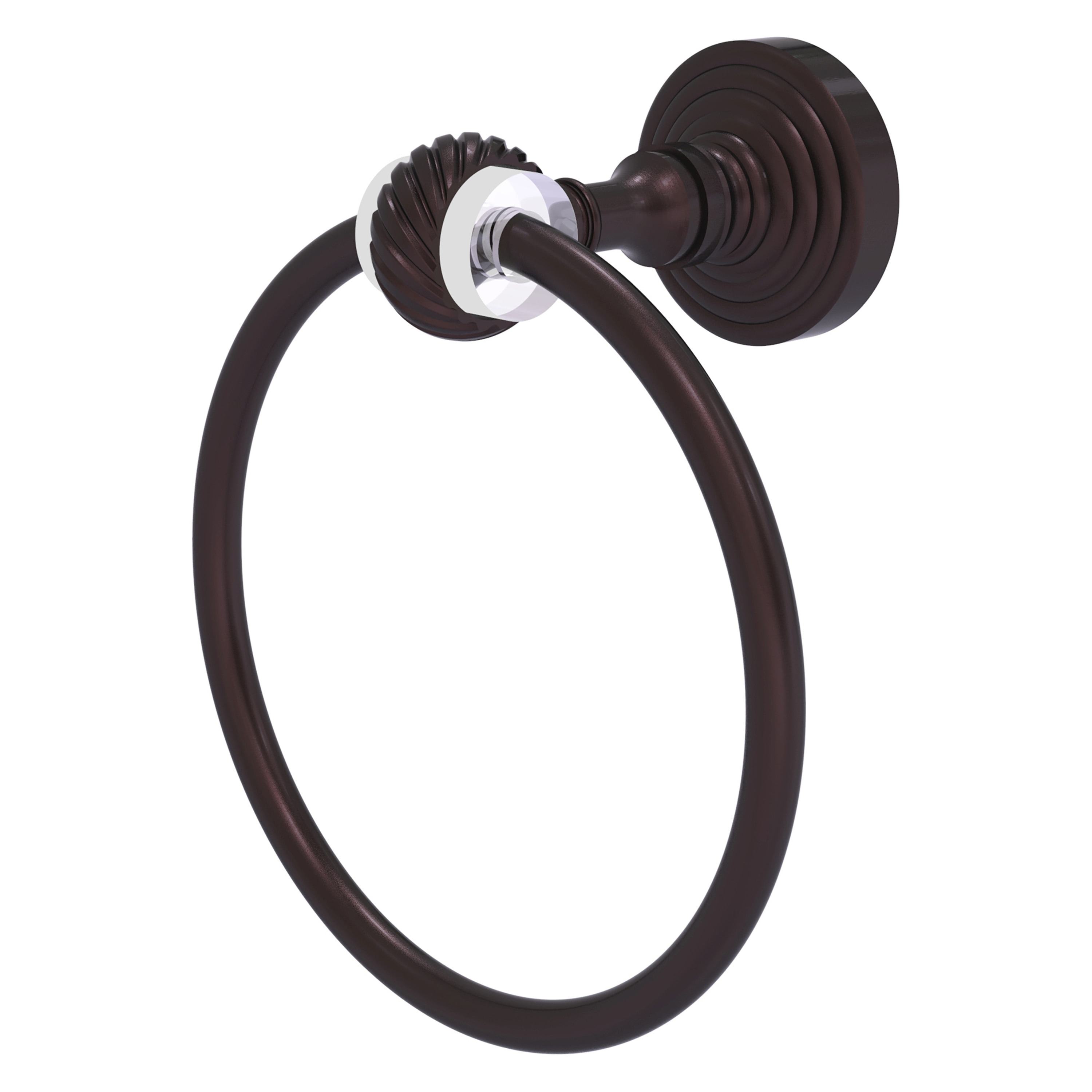 Allied Brass PG-16T-ABZ Pacific Grove Antique Bronze Wall mount Single Towel Ring