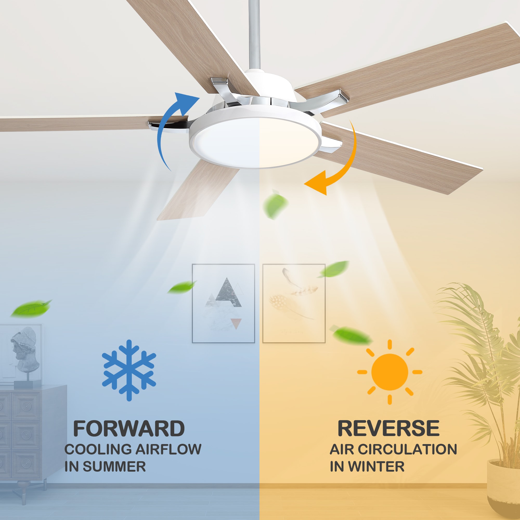 Oaks Decor BD5221HWJ Ceiling-Fans - View #8