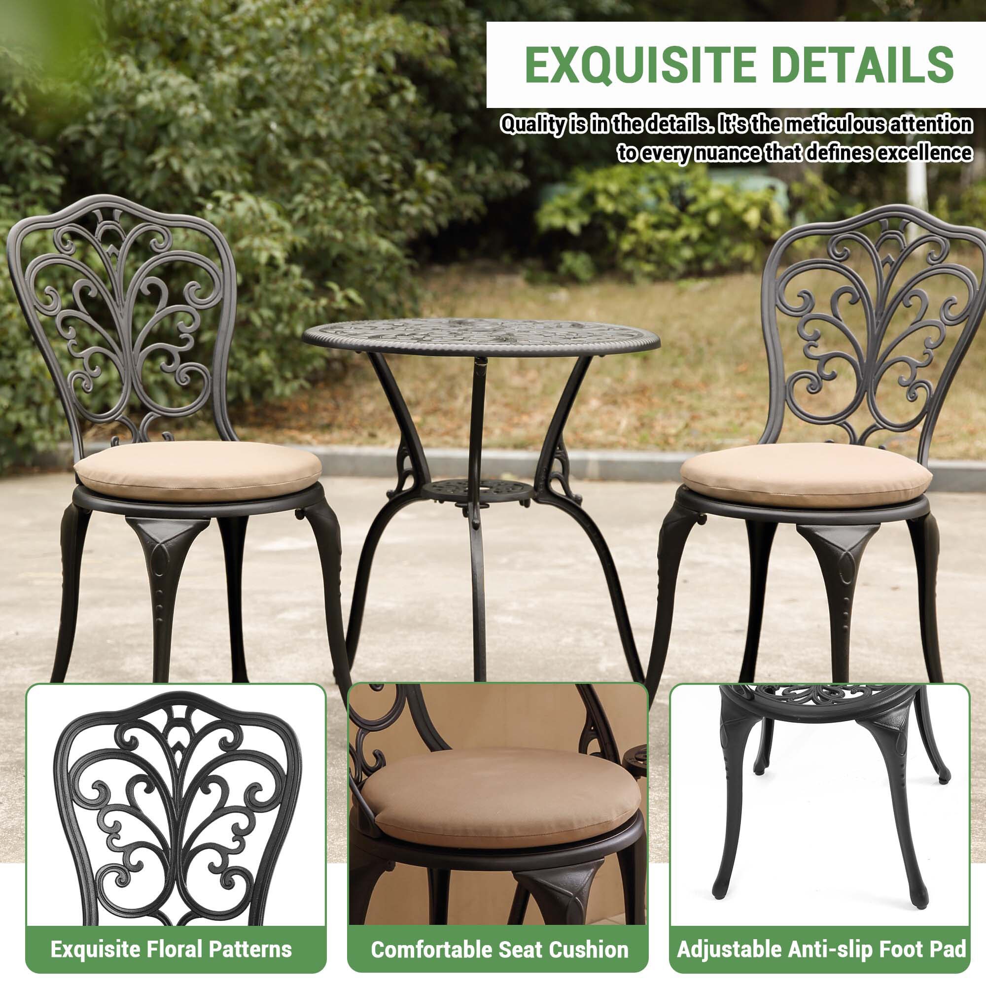 Fun Orange FUN25CP01 Patio-Conversation-Sets - View #4