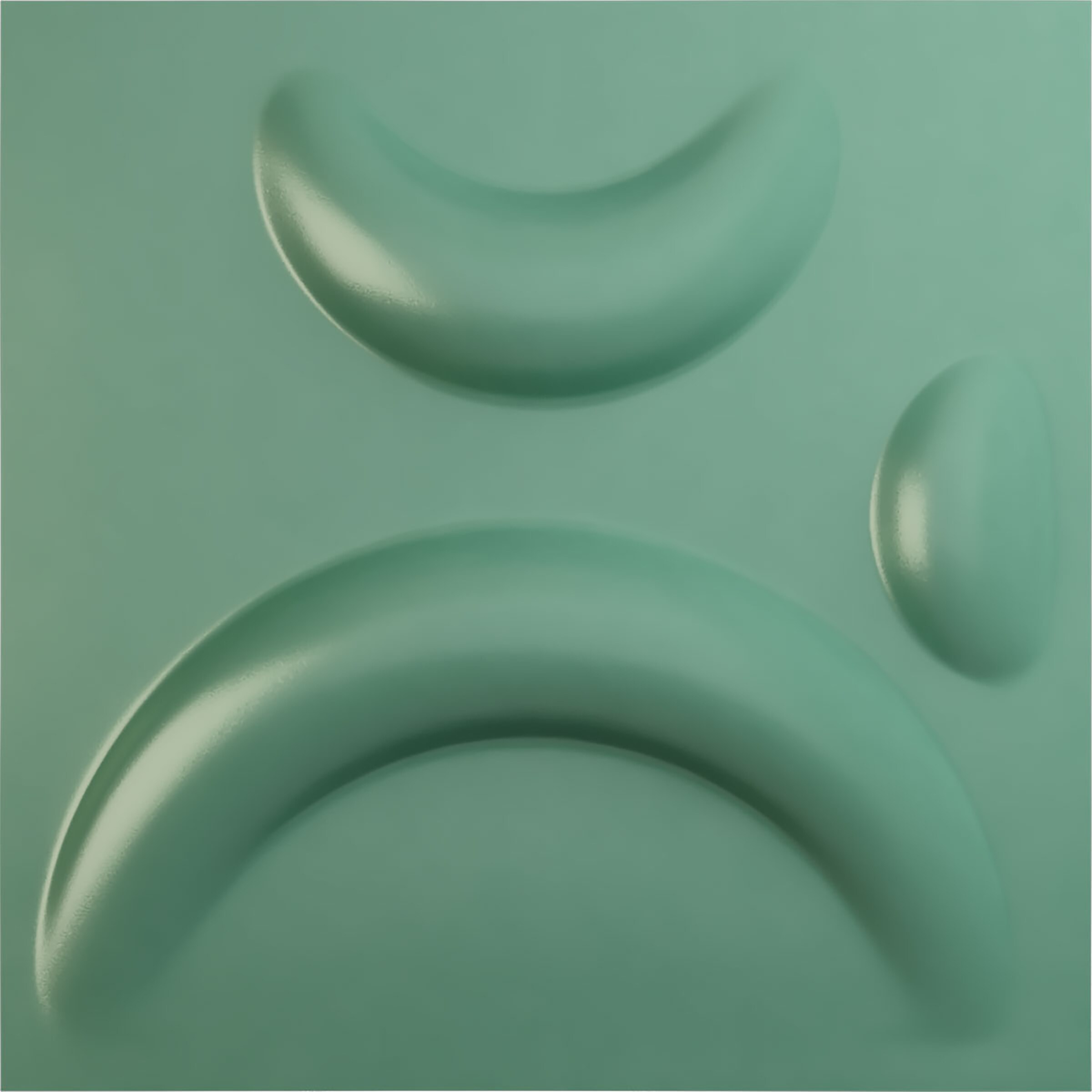 Ekena Millwork WP12X12SEFSM 11-7/8-in x 11-7/8-in Embossed Paintable/Stainable Green PVC Wall Panel ( 0.98-sq ft )
