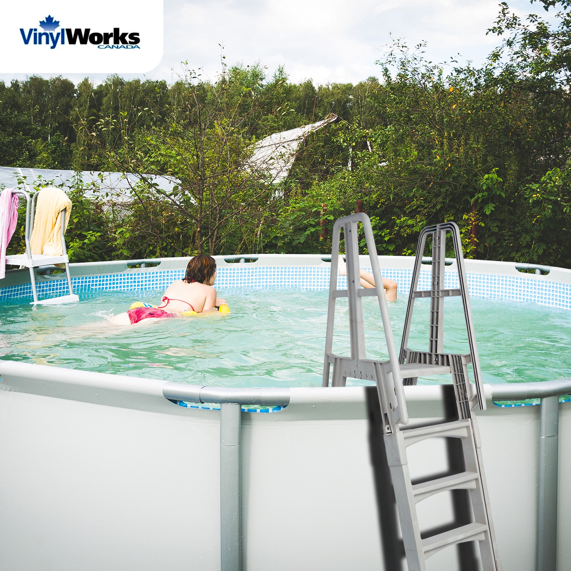 Vinyl Works 76998 Above-Ground-Pool-Lad-Steps - View #4