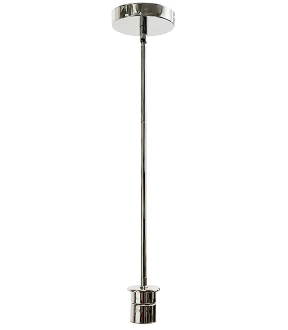 Brushed Nickel Pendant Light Kit with Partial Metal Rod 860710