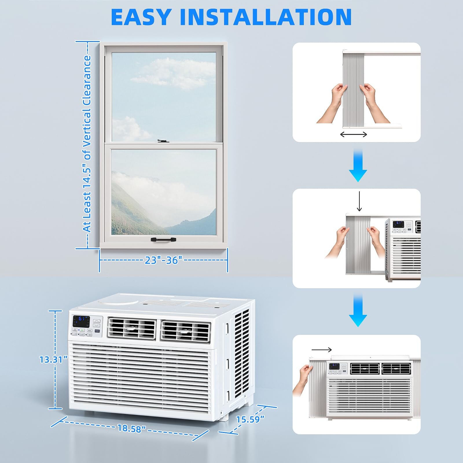 Antarctic Star ASSC-A8502W-8K Window-Air-Conditioners - View #4