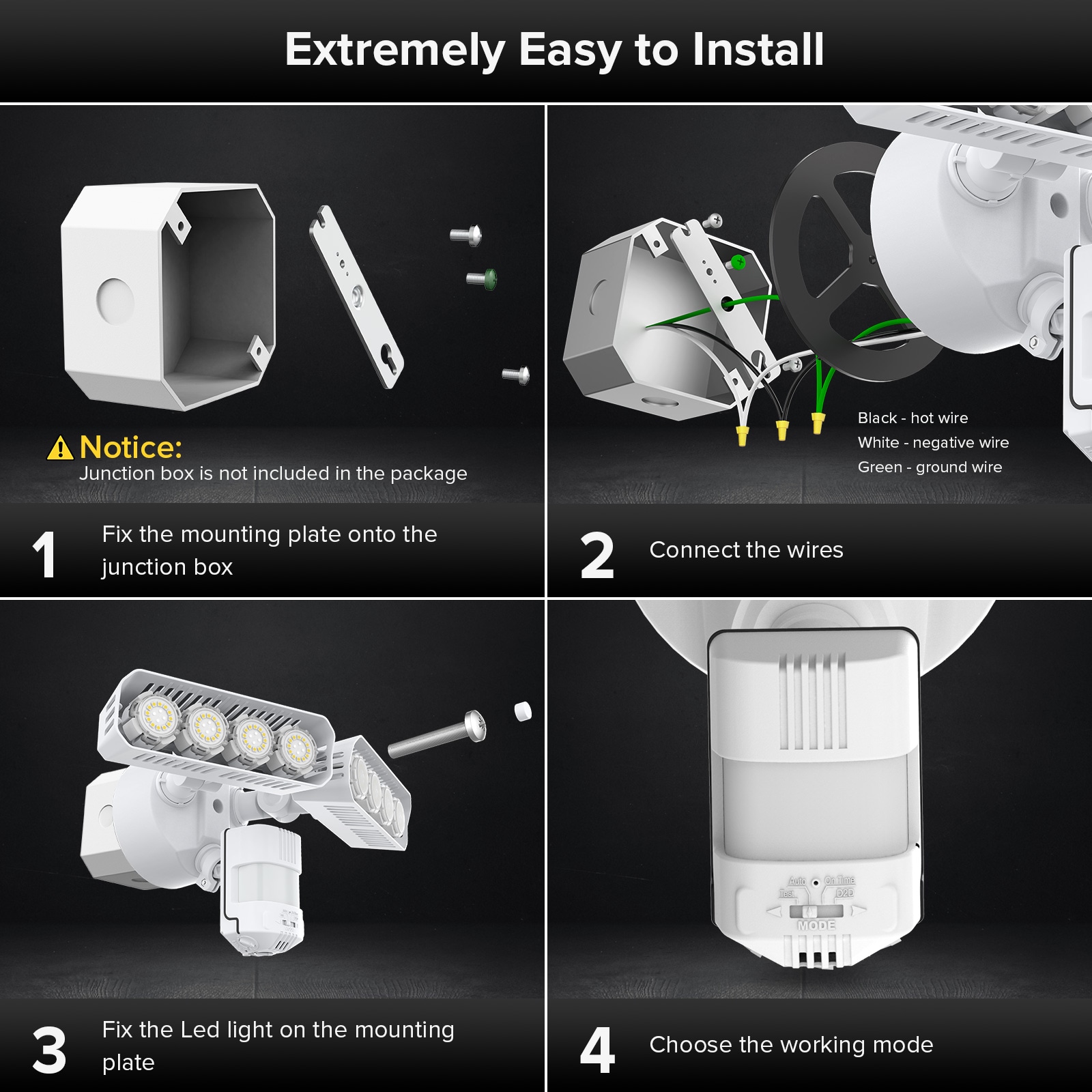 SANSI 01-04-001-015402 Motion-Activated-Floodlights - View #7