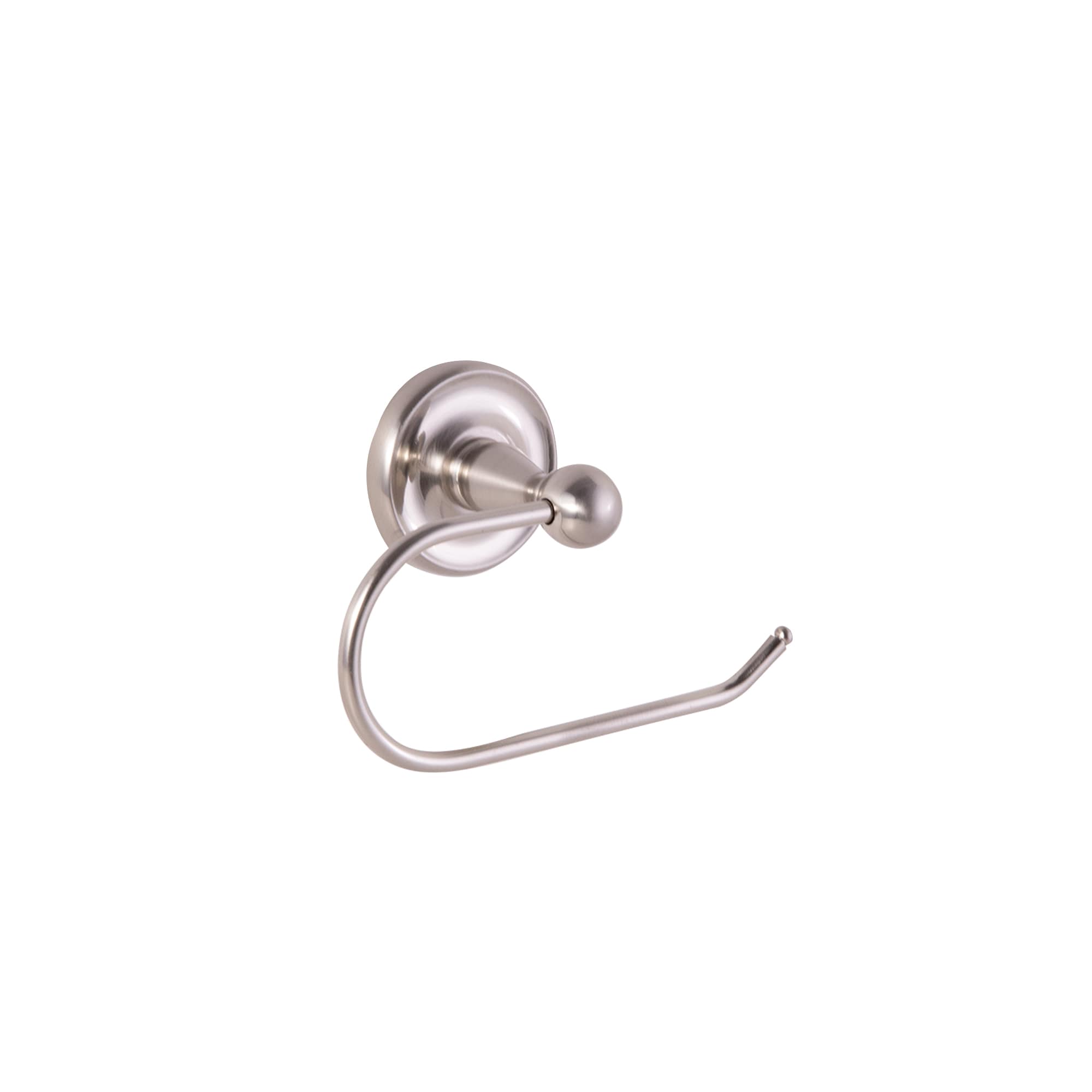 Design House 558452 San Martin Brushed Nickel Wall mount Euro Toilet Paper Holder 1 -Rolls