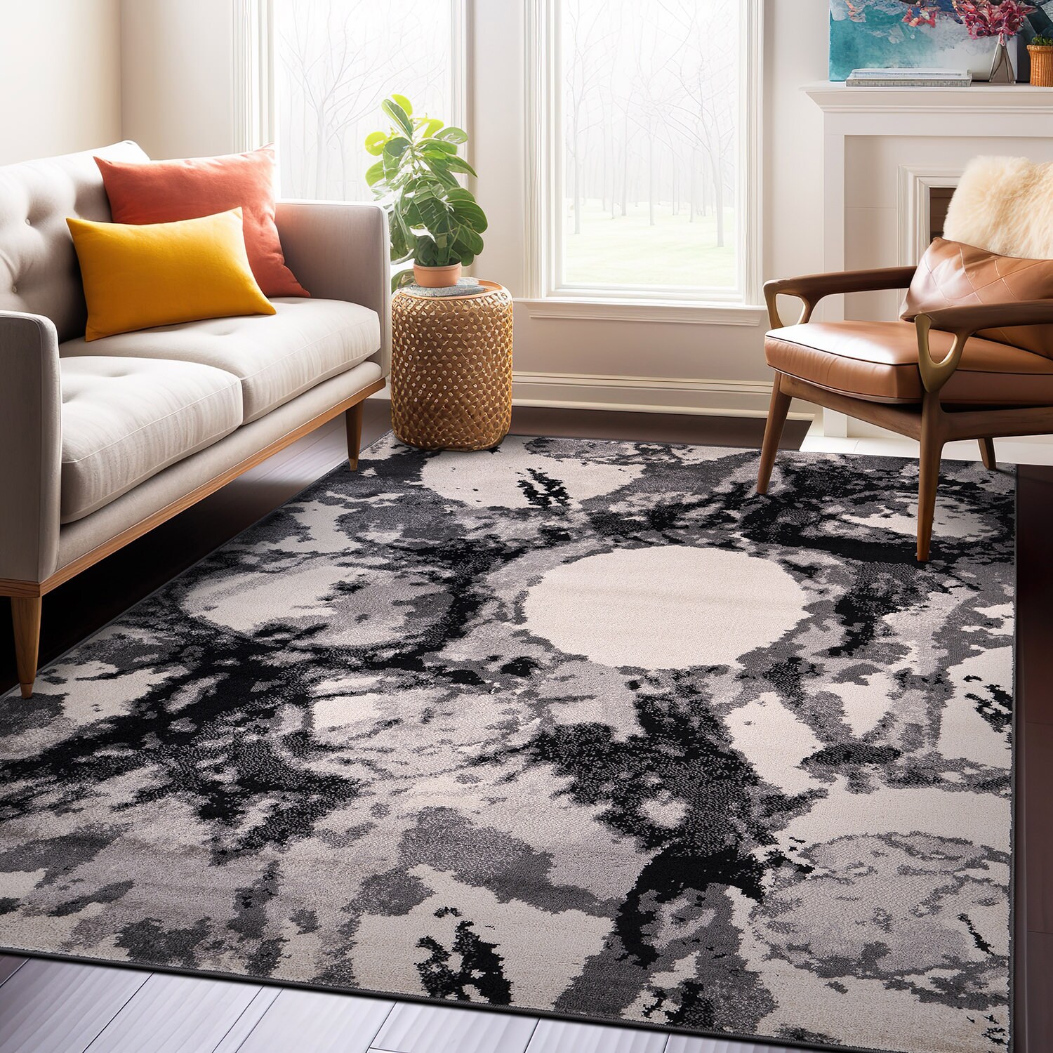World Rug Gallery 389BLACK5X7 rugs - View #2