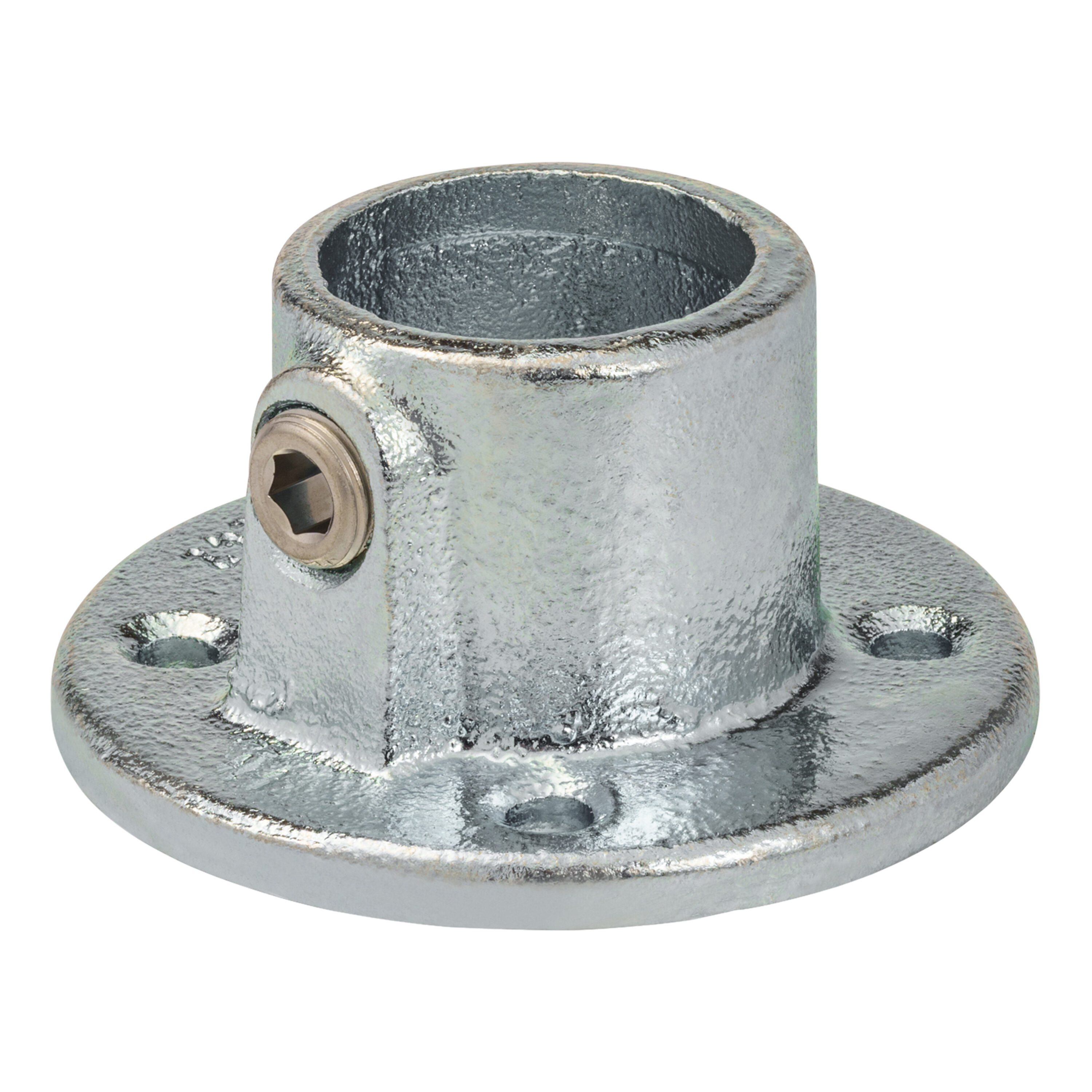 SteelTek 673-106HC 1-1/4-in Structural Galvanized Floor Flange