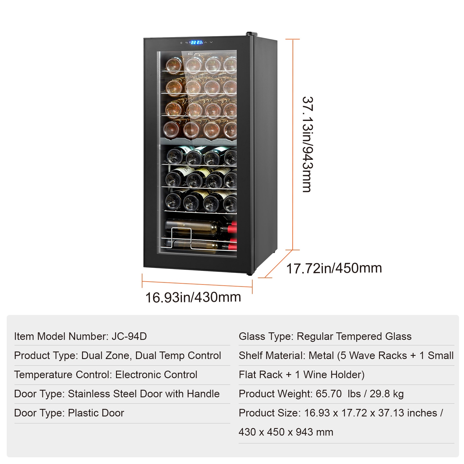 VEVOR SCDLSJJBXJJD06405V1 Wine-Chillers - View #7