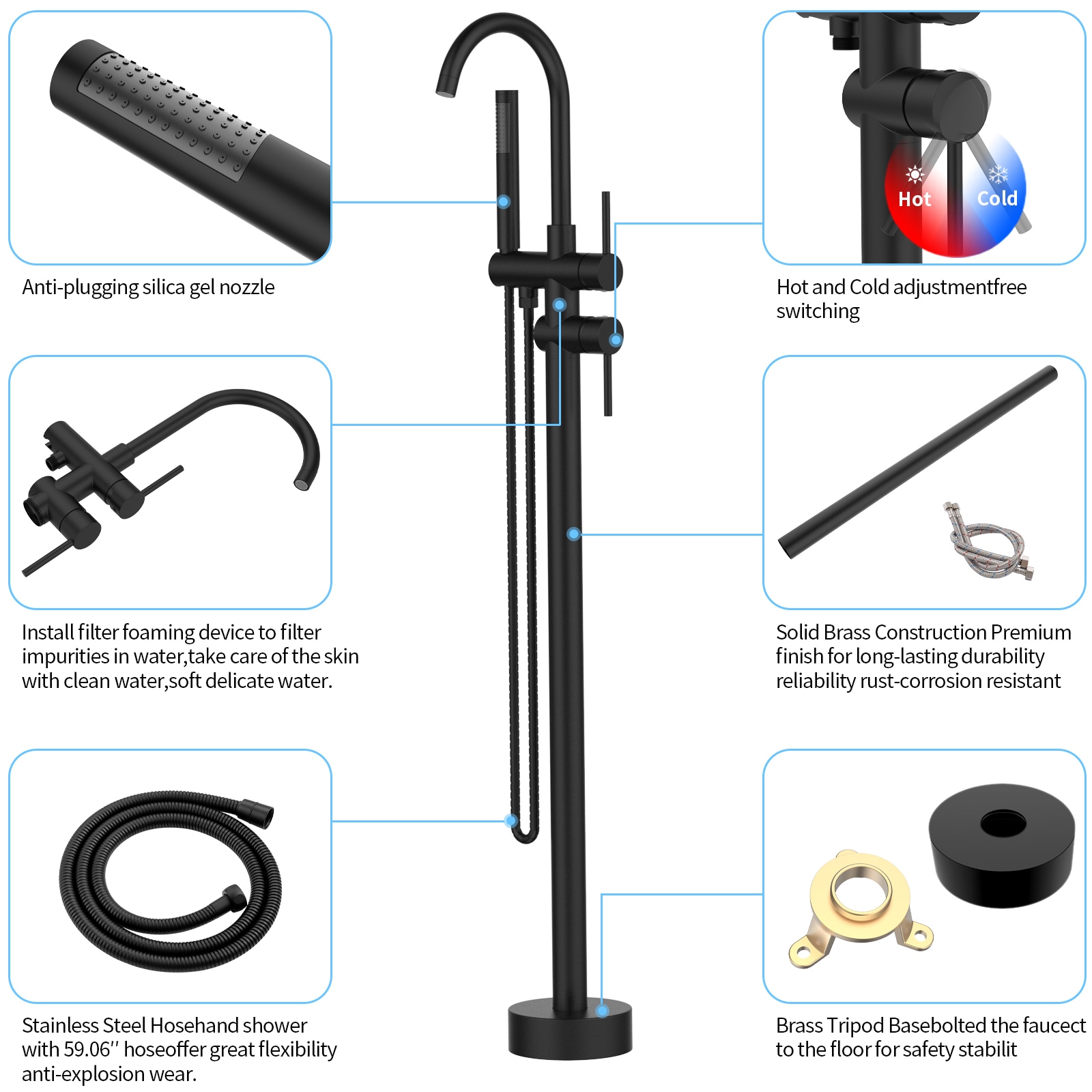 Flynama W108363584-E Roman-Tub-Faucets - View #5