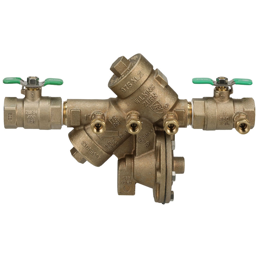 Zurn Model 975XL2 Bronze Fnpt 1-in Reduced Pressure Backflow Preventer ...