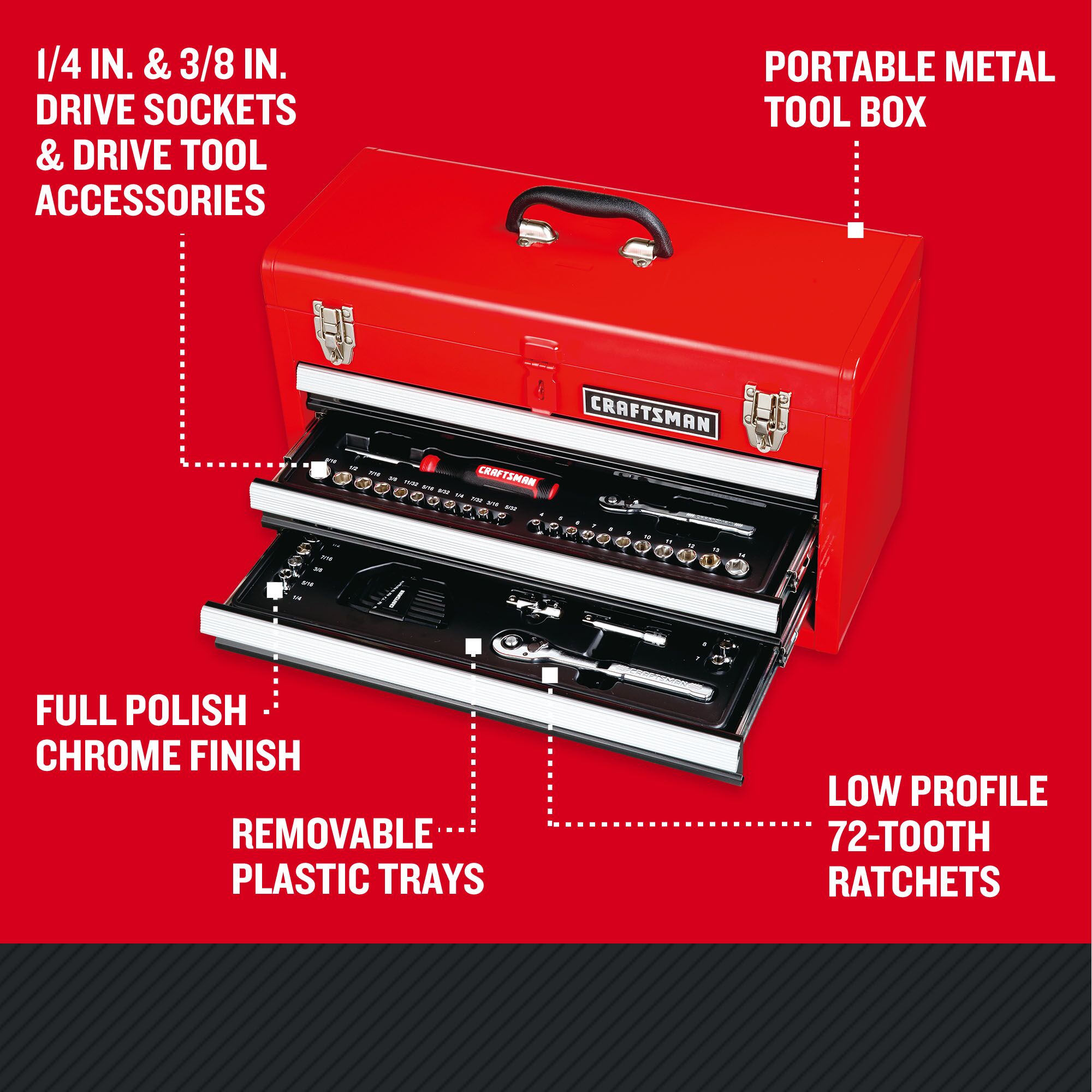 CRAFTSMAN CMMT45104 Mechanics-Tool-Sets - View #2